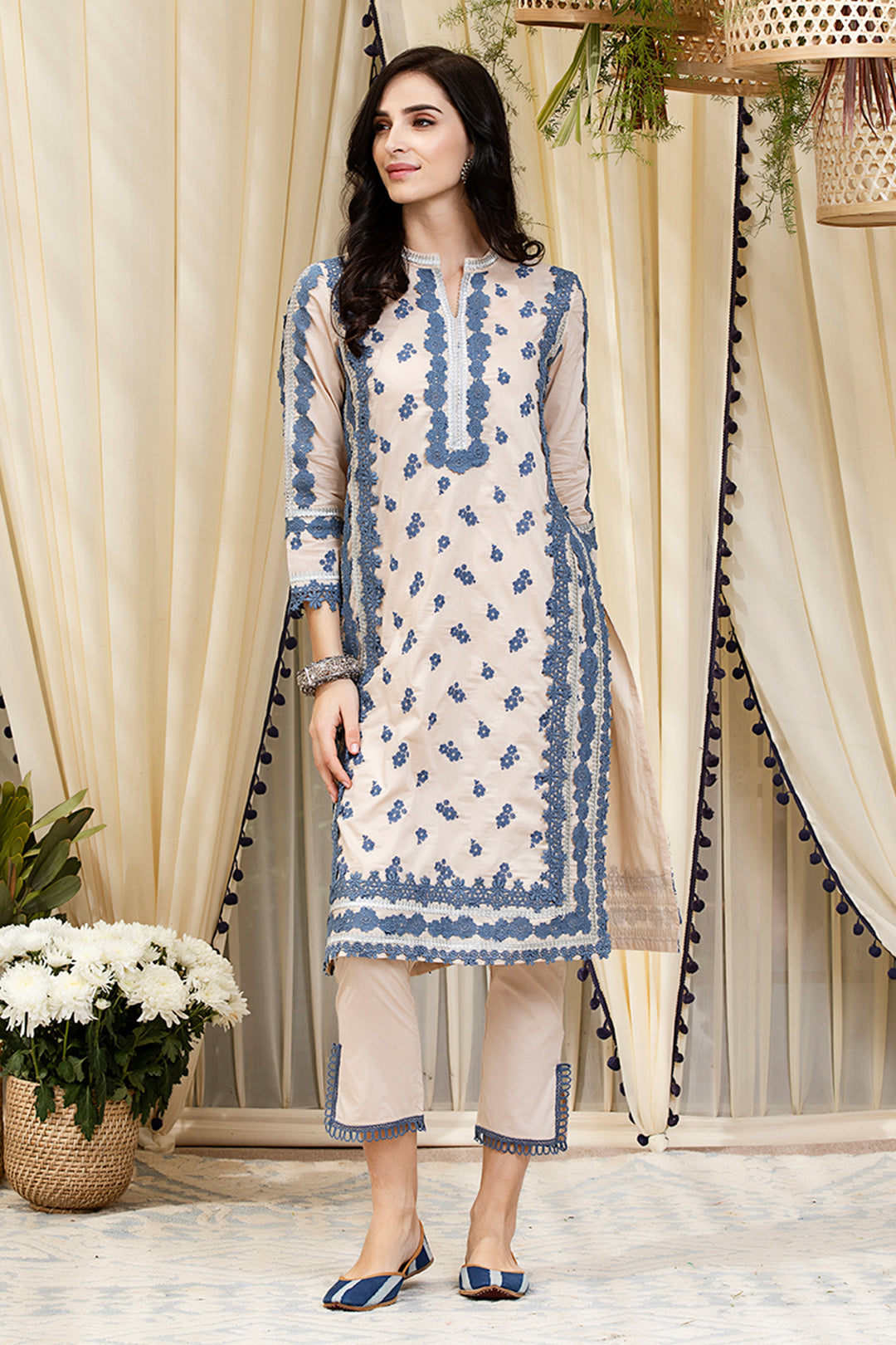 Mulmul Supima Cotton Daniella Kurta