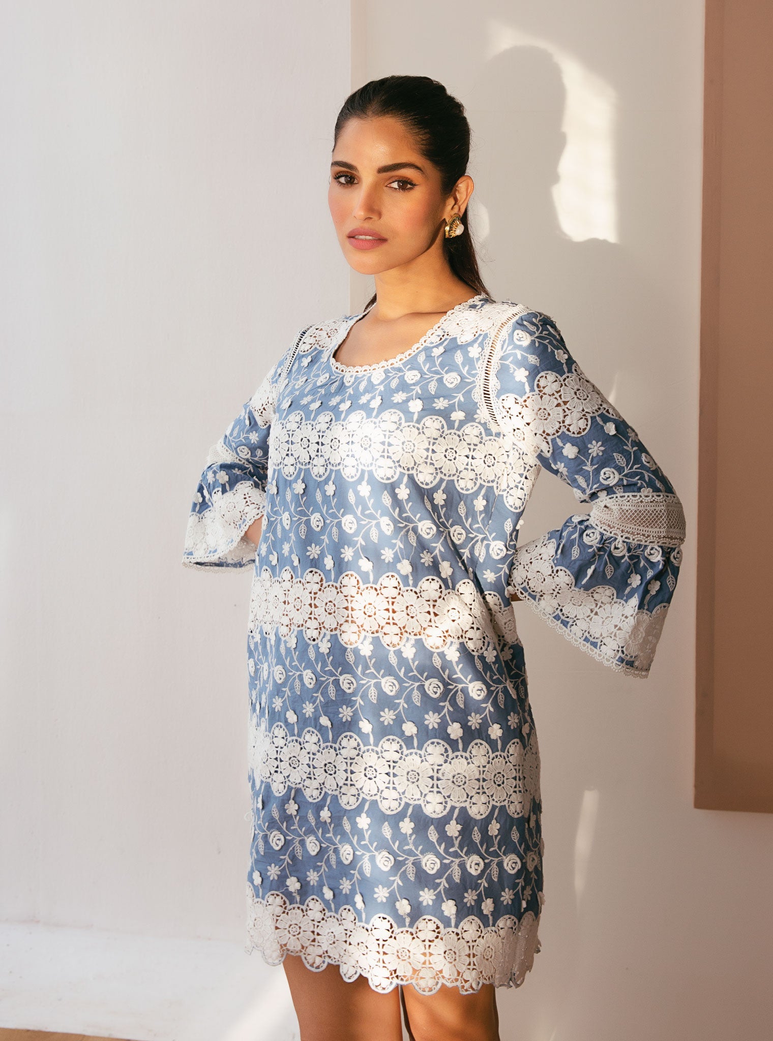 Inessa Supima Cotton Denim Dress