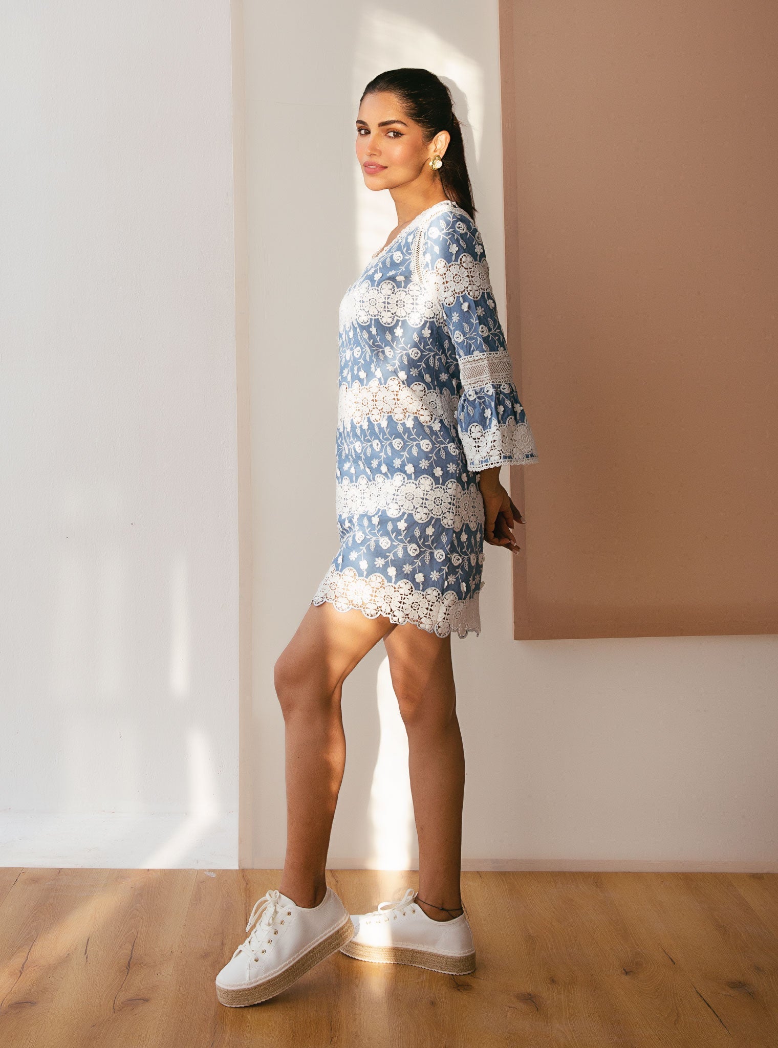 Inessa Supima Cotton Denim Dress