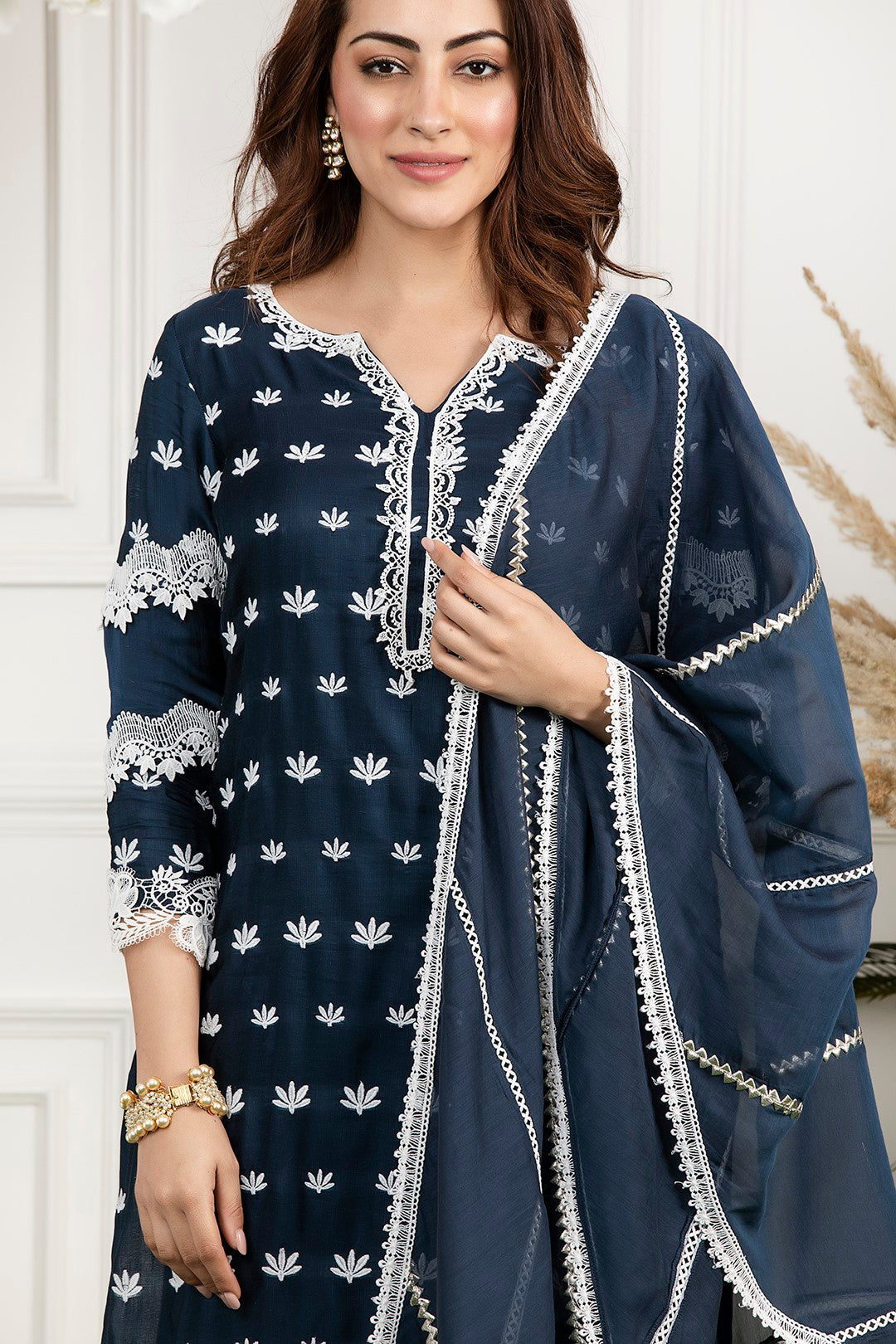 Chanderi Gota Dupatta