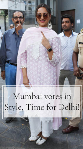 Mesmerising Mumbai voted in style, Time for Delhi to dazzle.