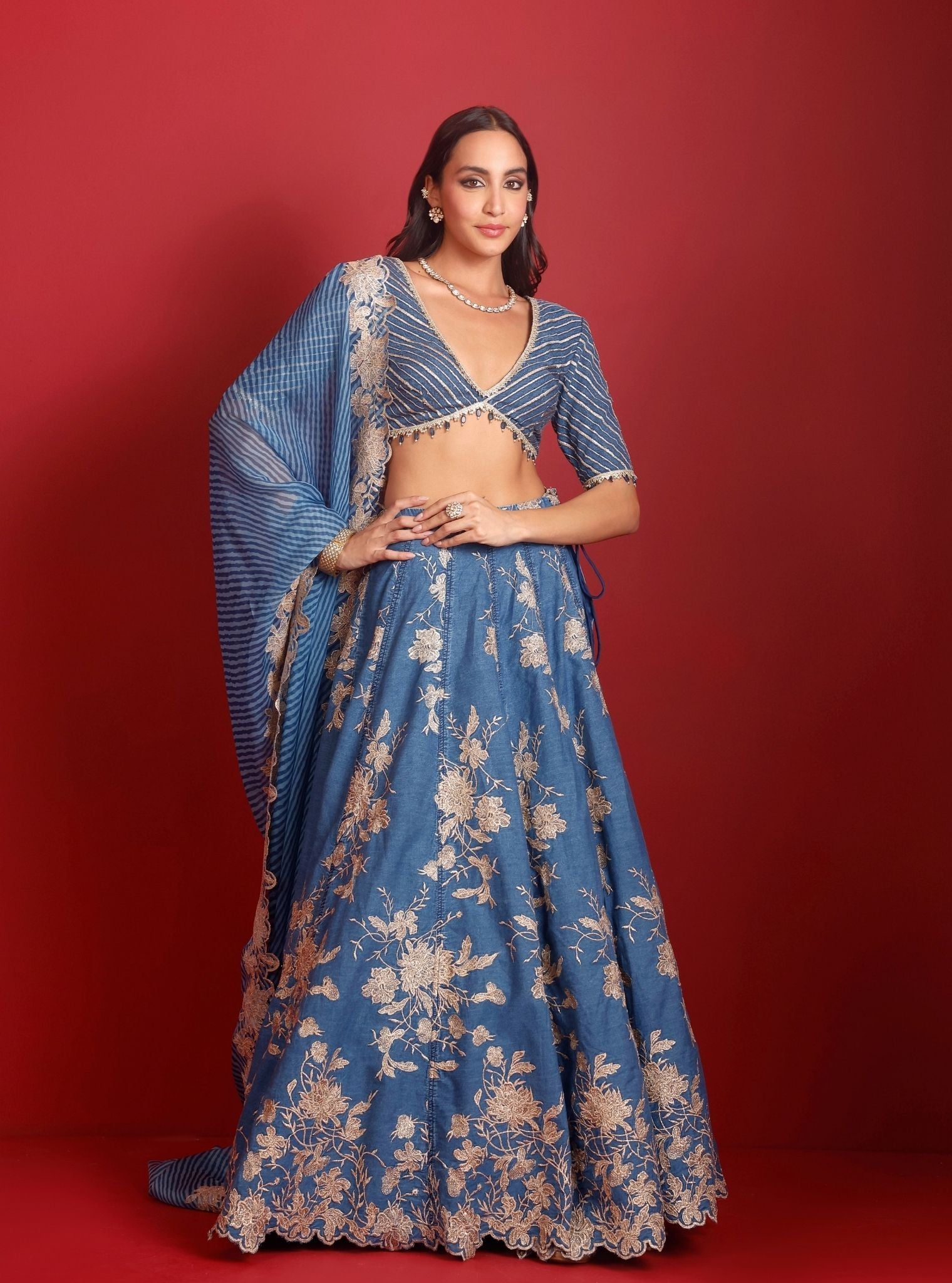 Navi Denim Lehenga
