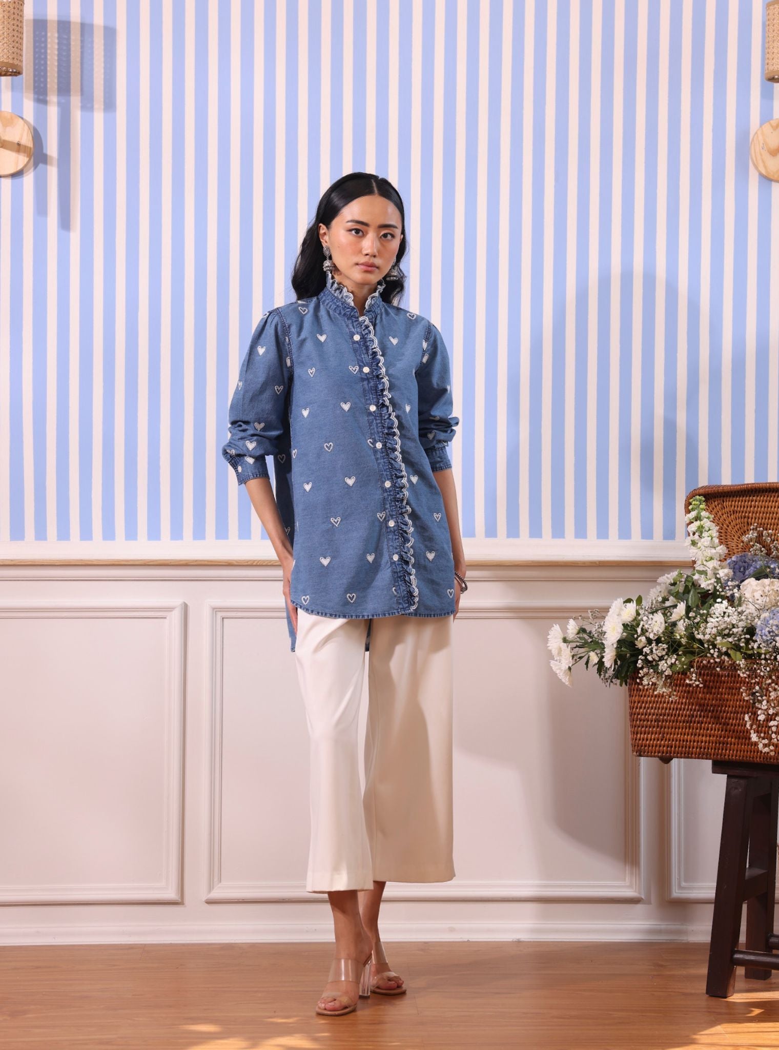 Mulmul Casimir Denim Shirt
