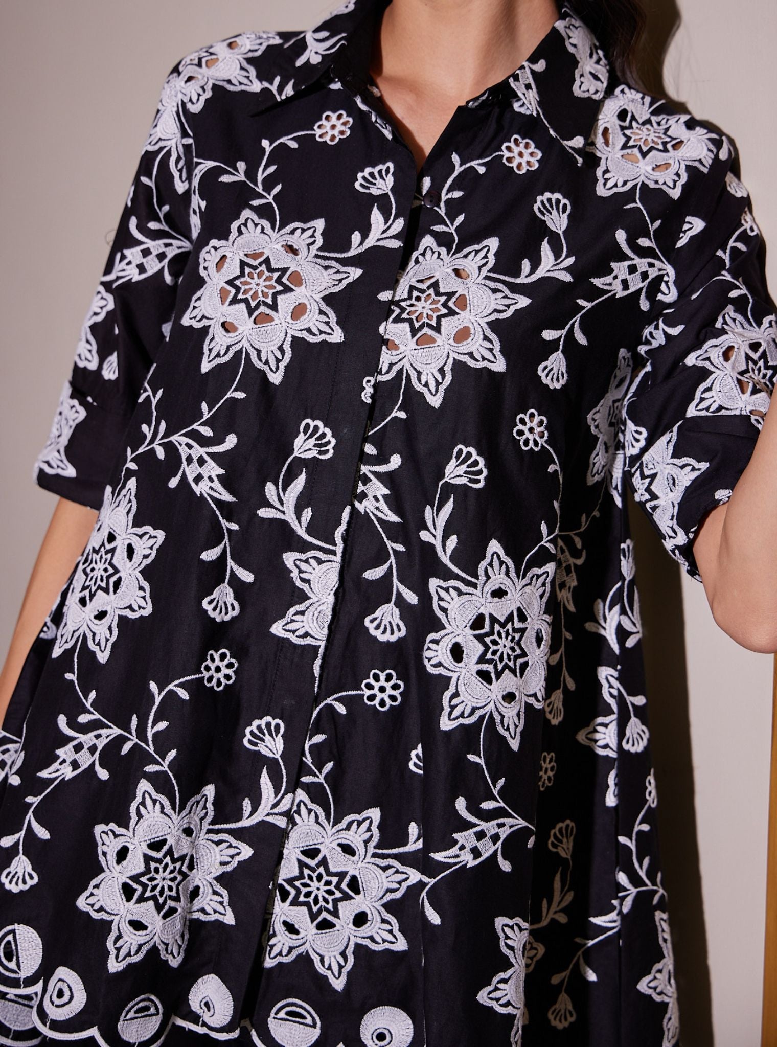 Eve Iconic Supima Cotton Black Shirt