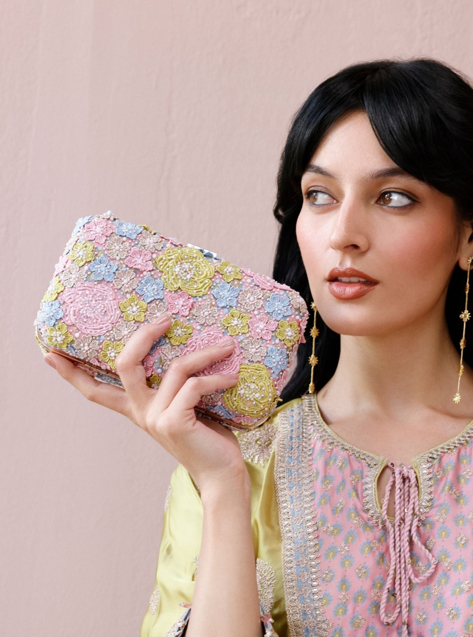 Cassata Pink Clutch Bag