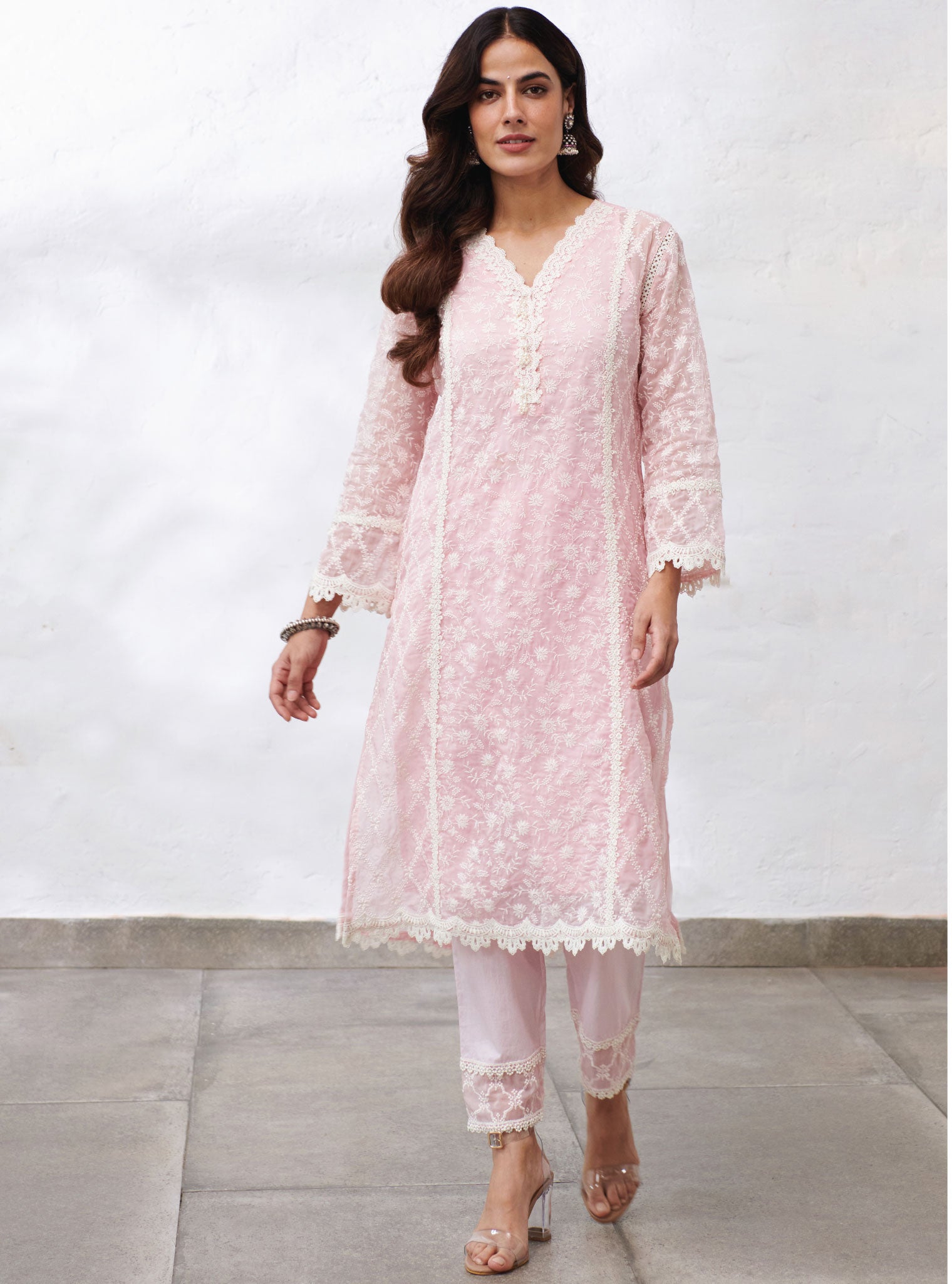 Mulmul Organza Sunderland Kurta