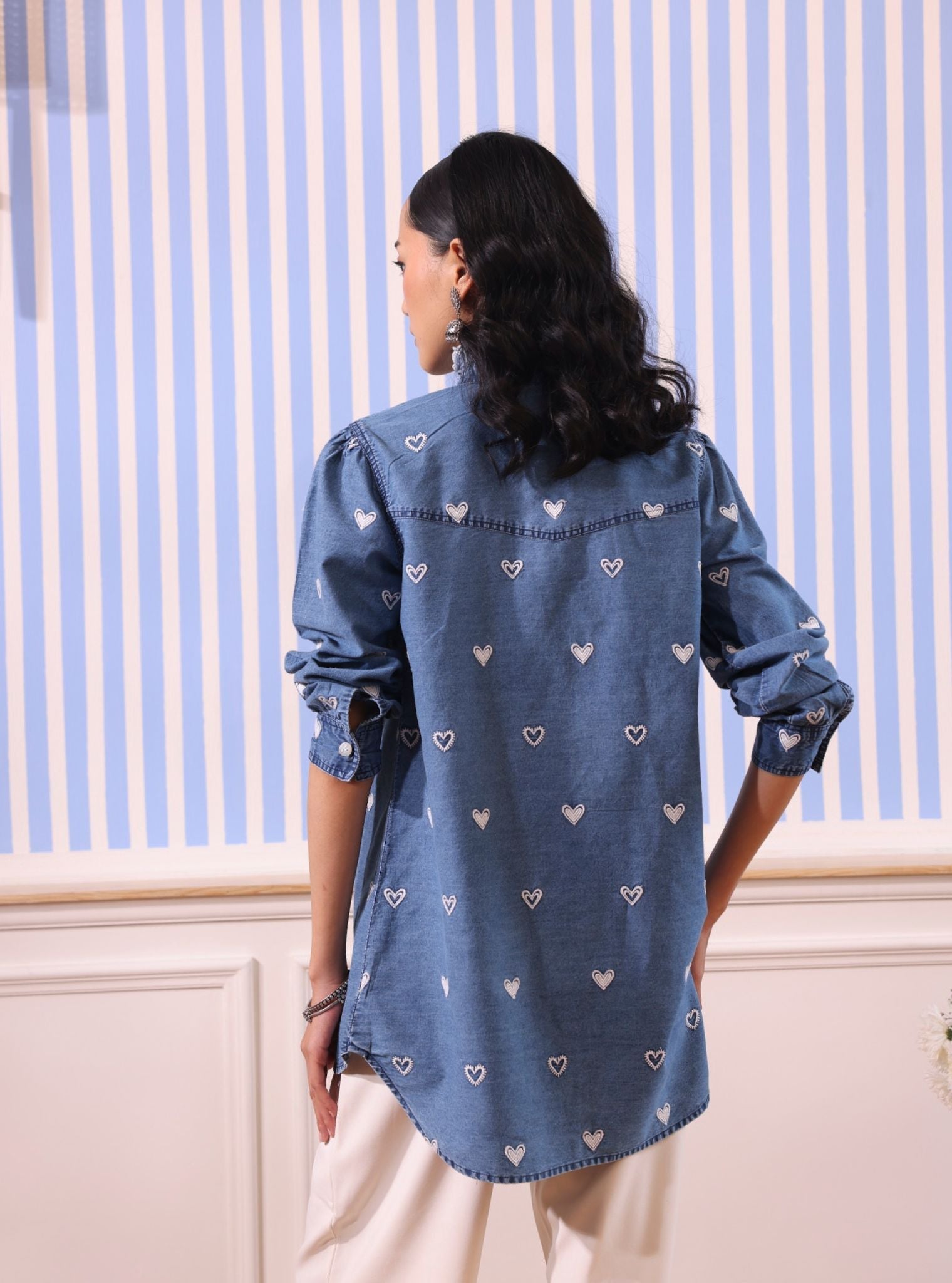 Mulmul Casimir Denim Shirt