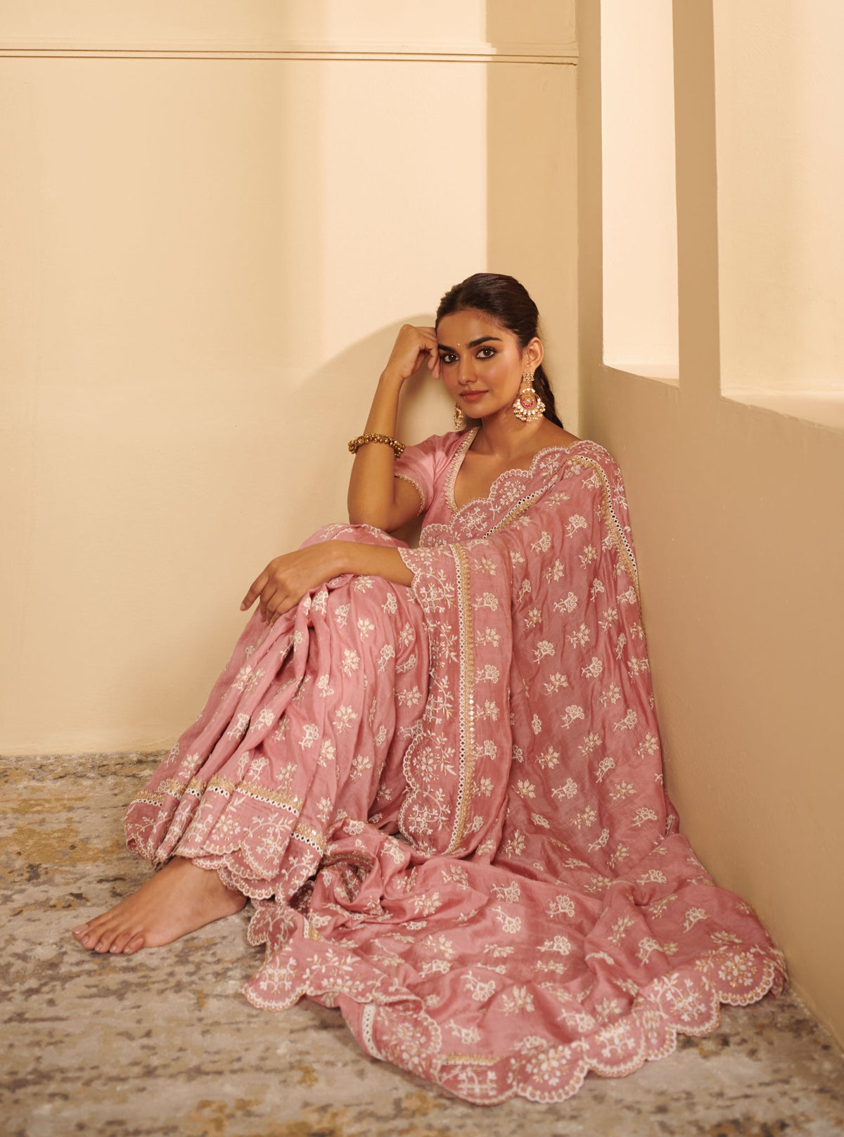 Nirvana Silk Mauve Saree