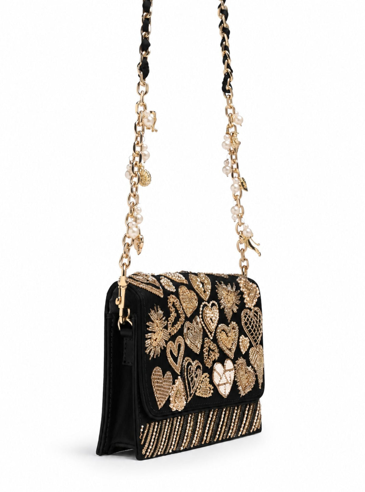 Midnight Moon Black Sling Bag