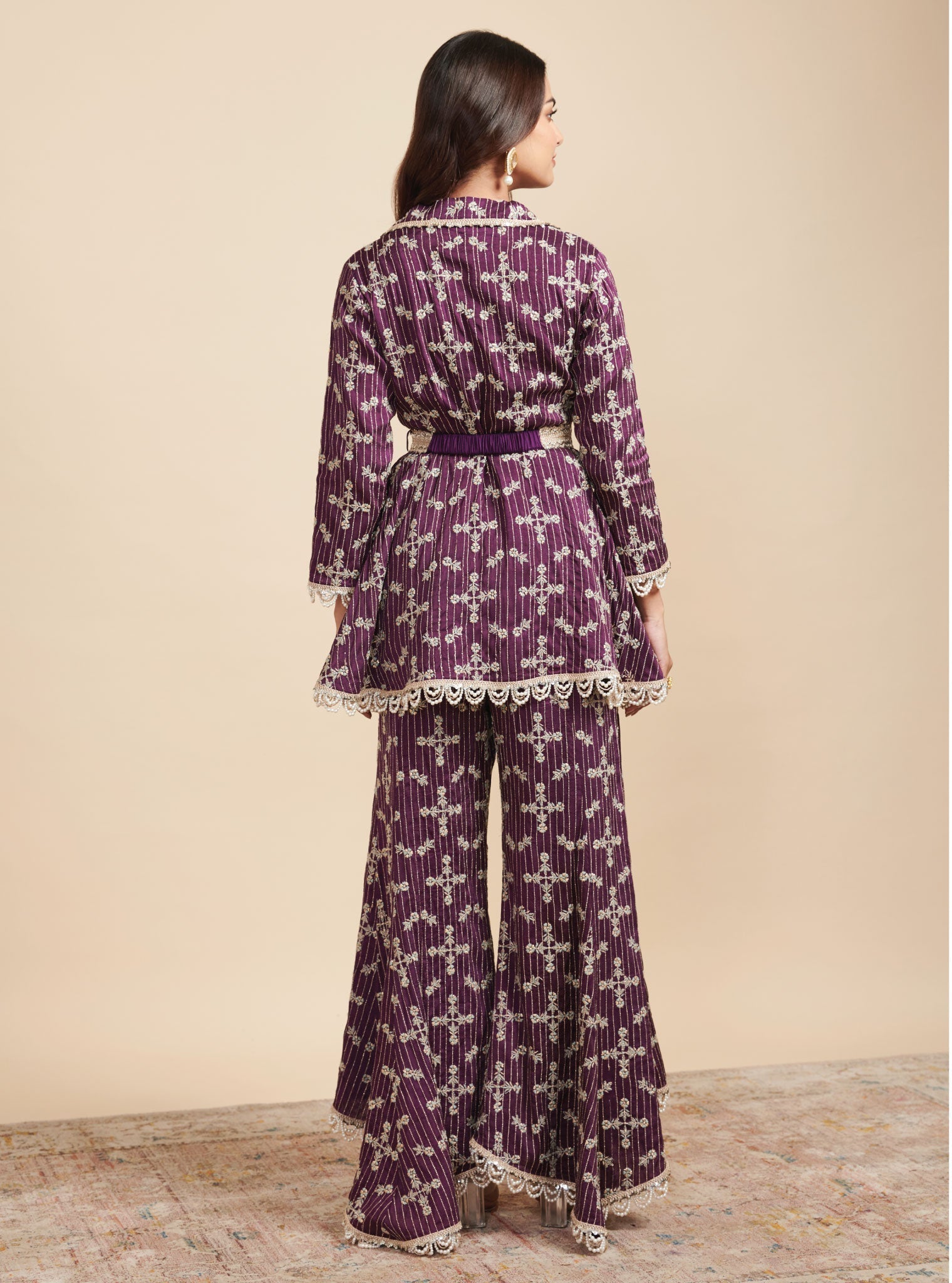 Sitara Purple Co-ord?ÿSet