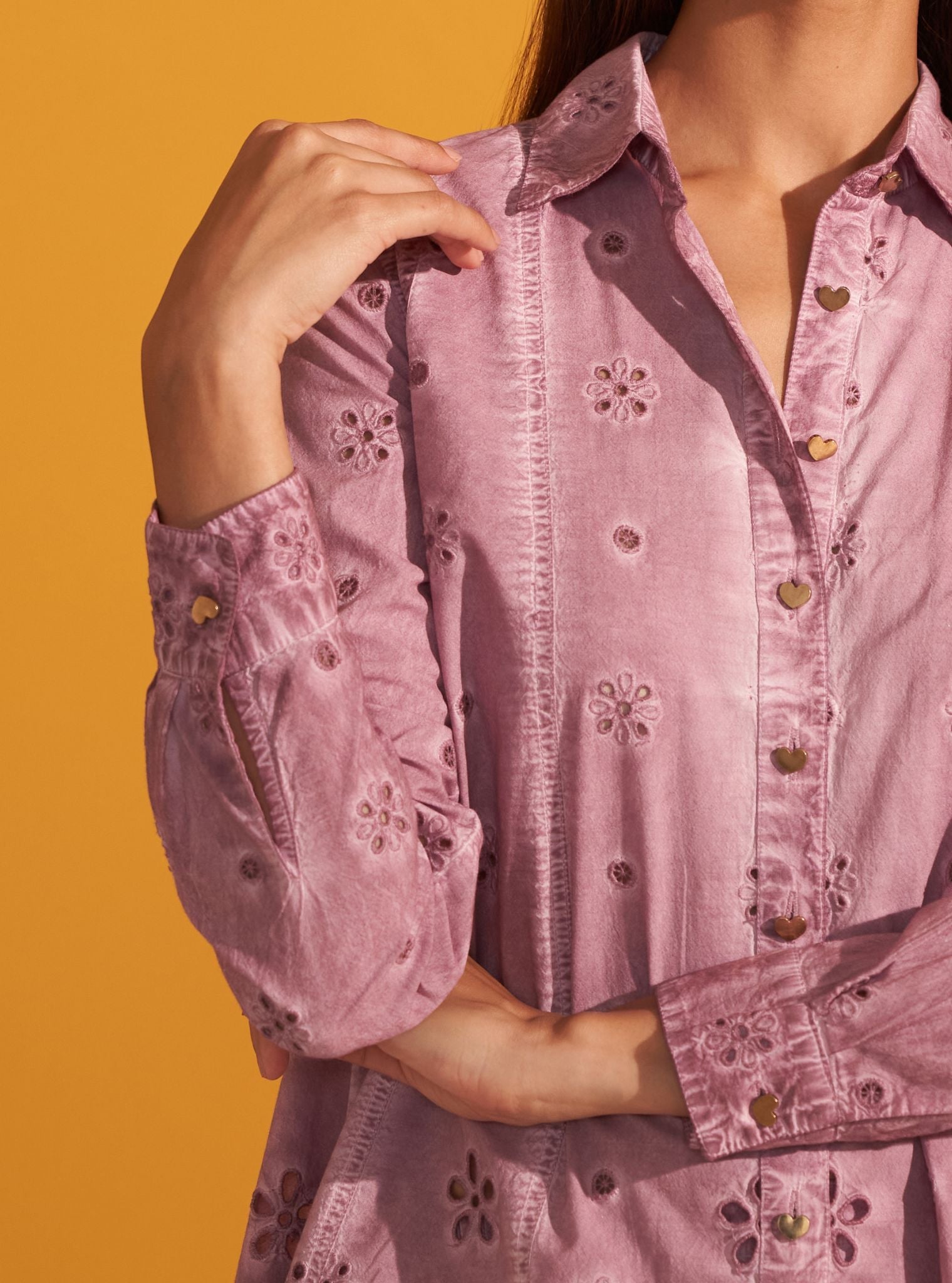 Darcy Cotton Lilac Co-ord Set