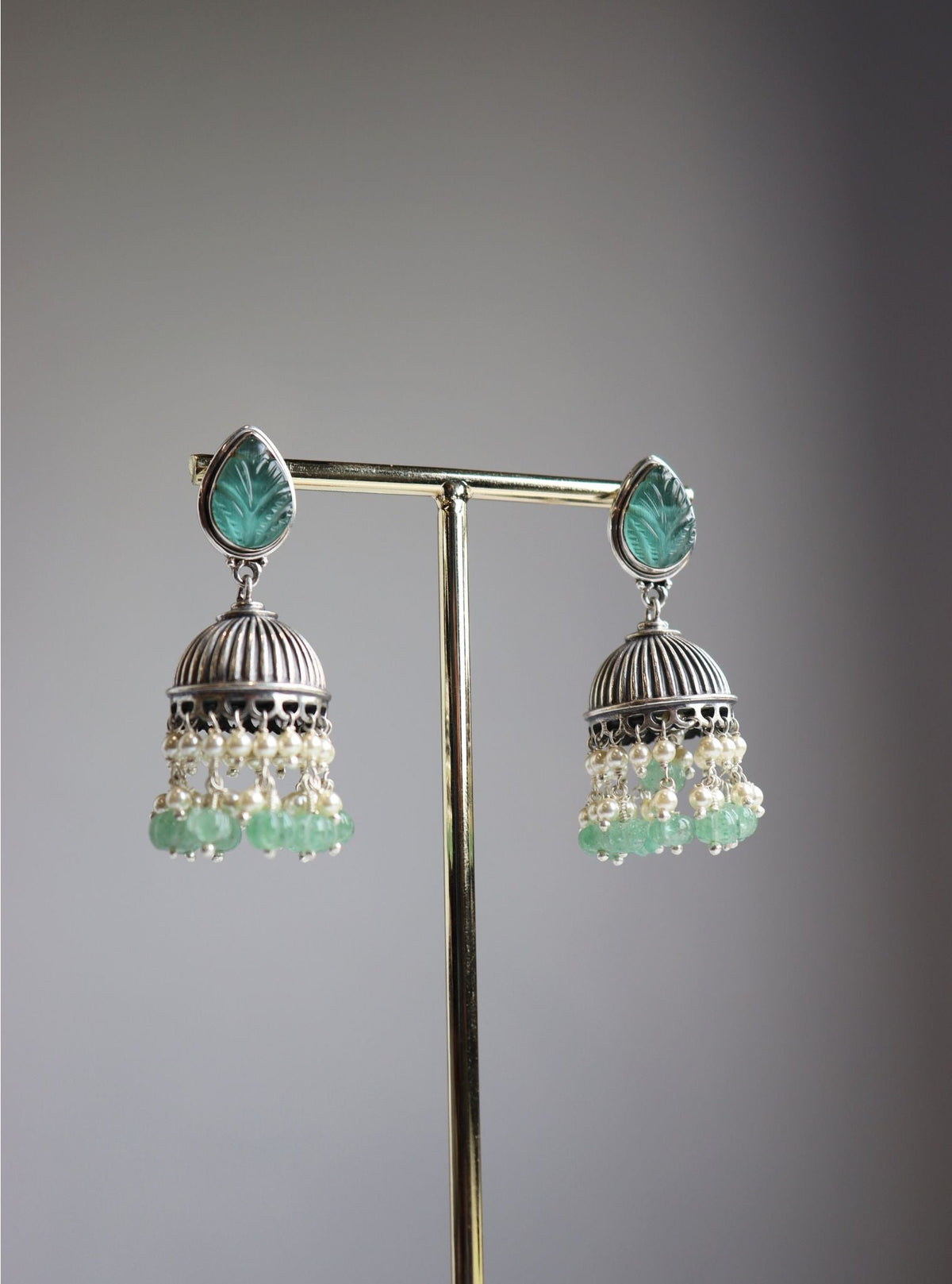 Pure Silver Alora Jhumka