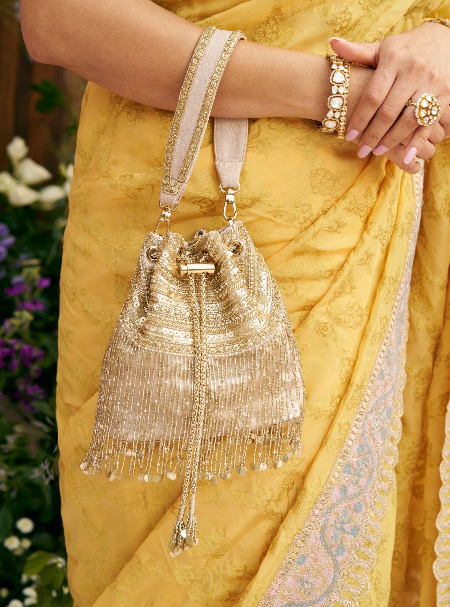 Emily Gold Bag