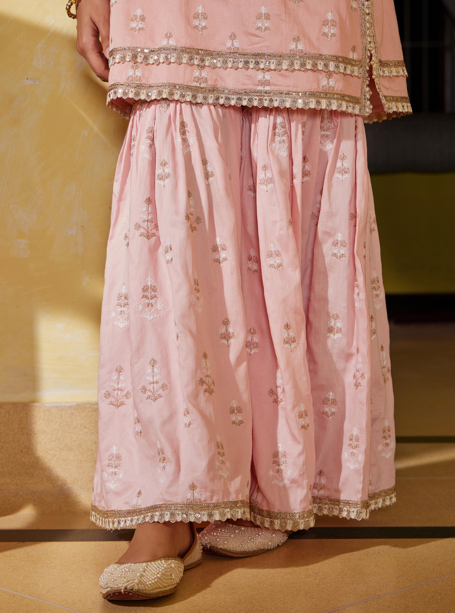 Sama Pima Pink Kurta Set