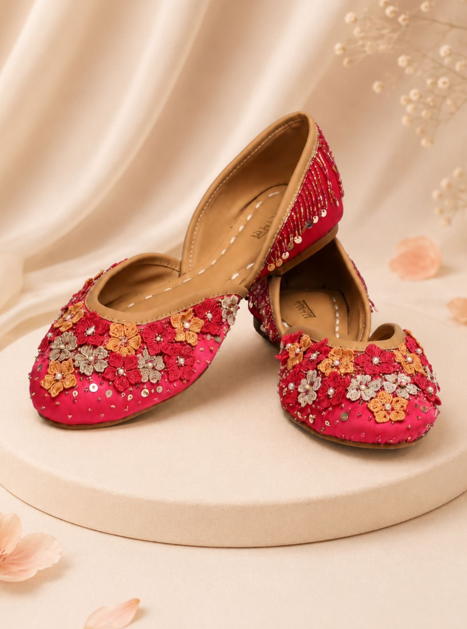 Pansy Fushia Tassels Vegan Juttie