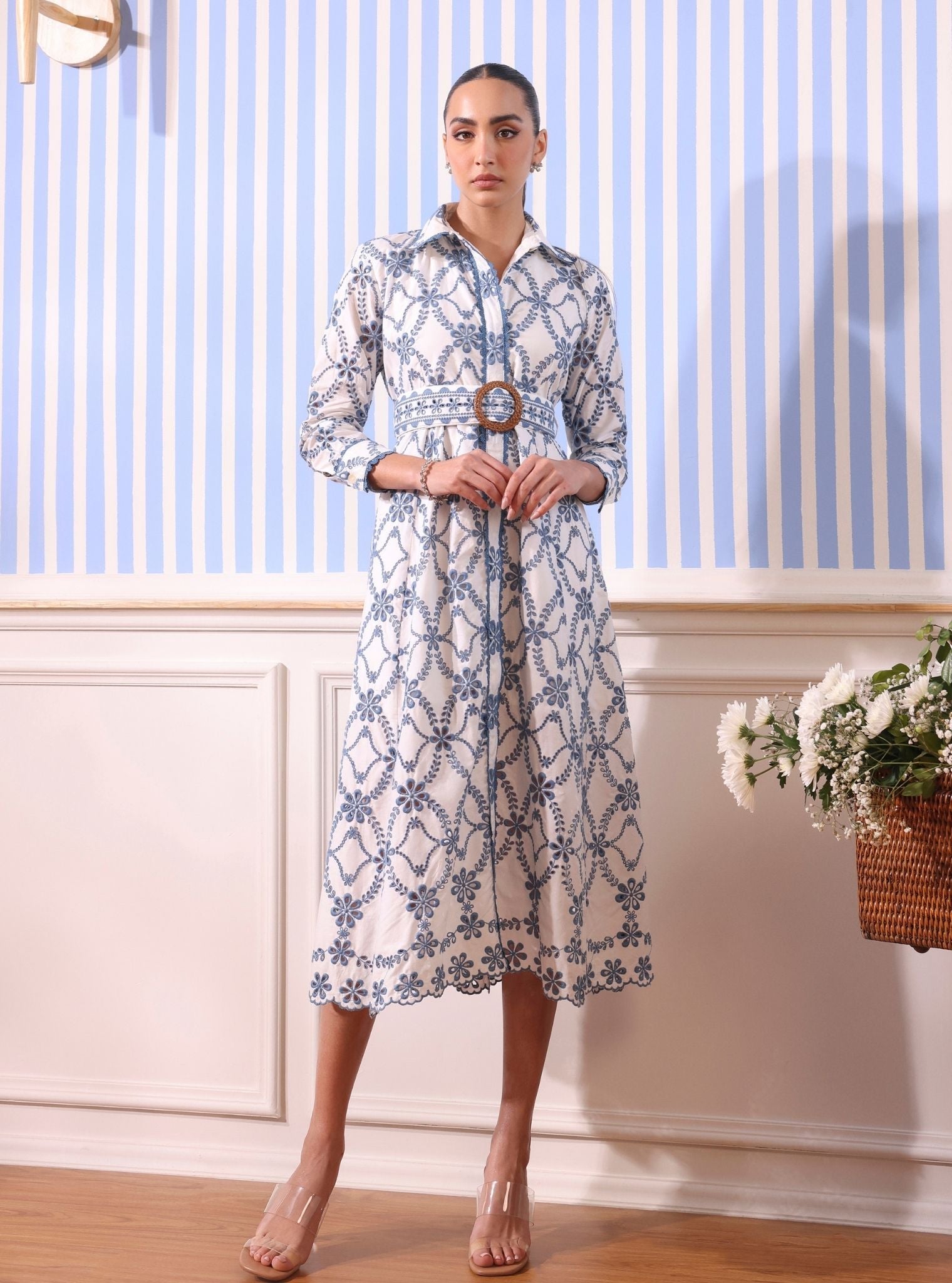 Astrid Supima Cotton White Dress