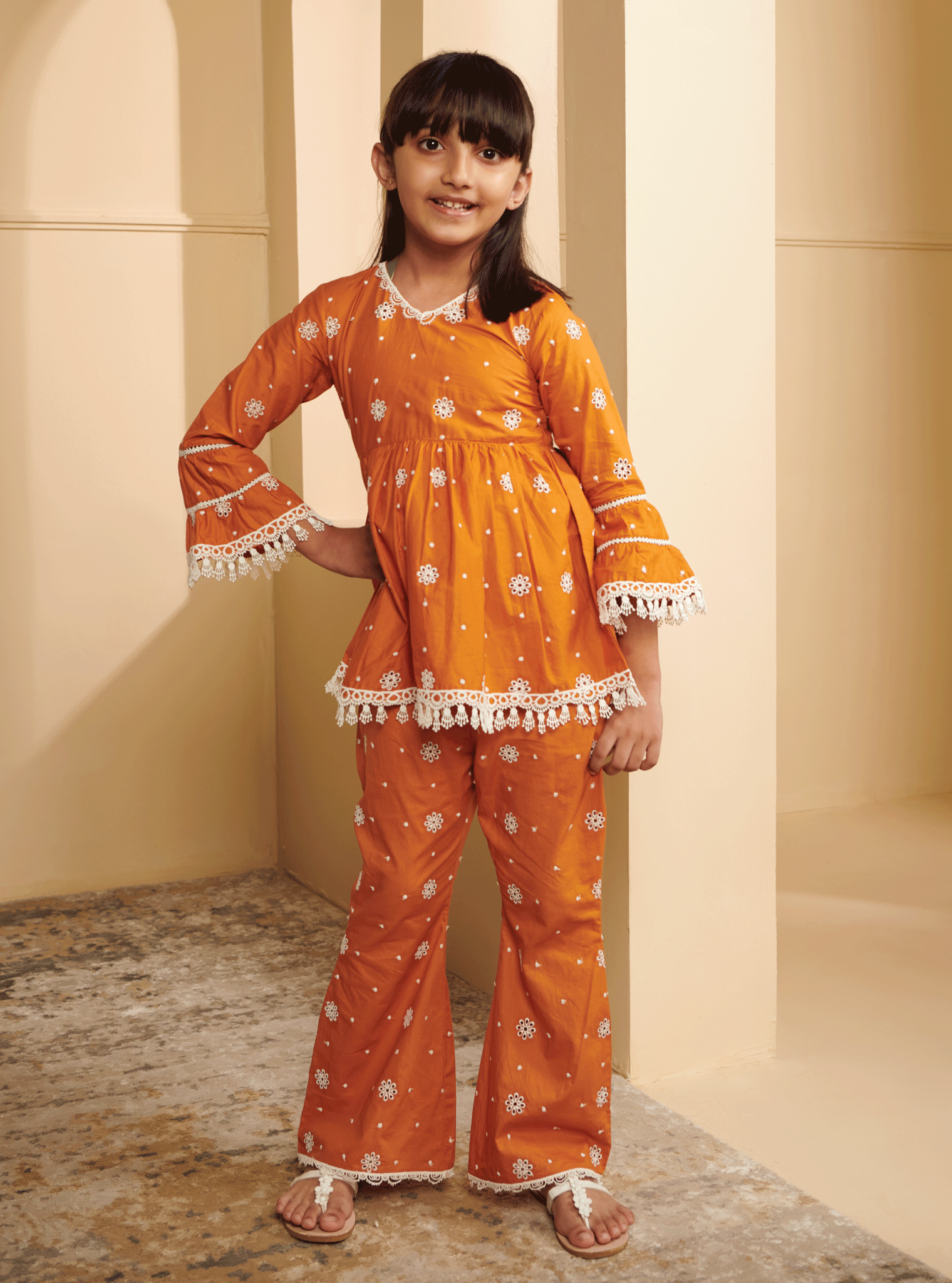 Emme Supima Cotton Mustard Kurta Set