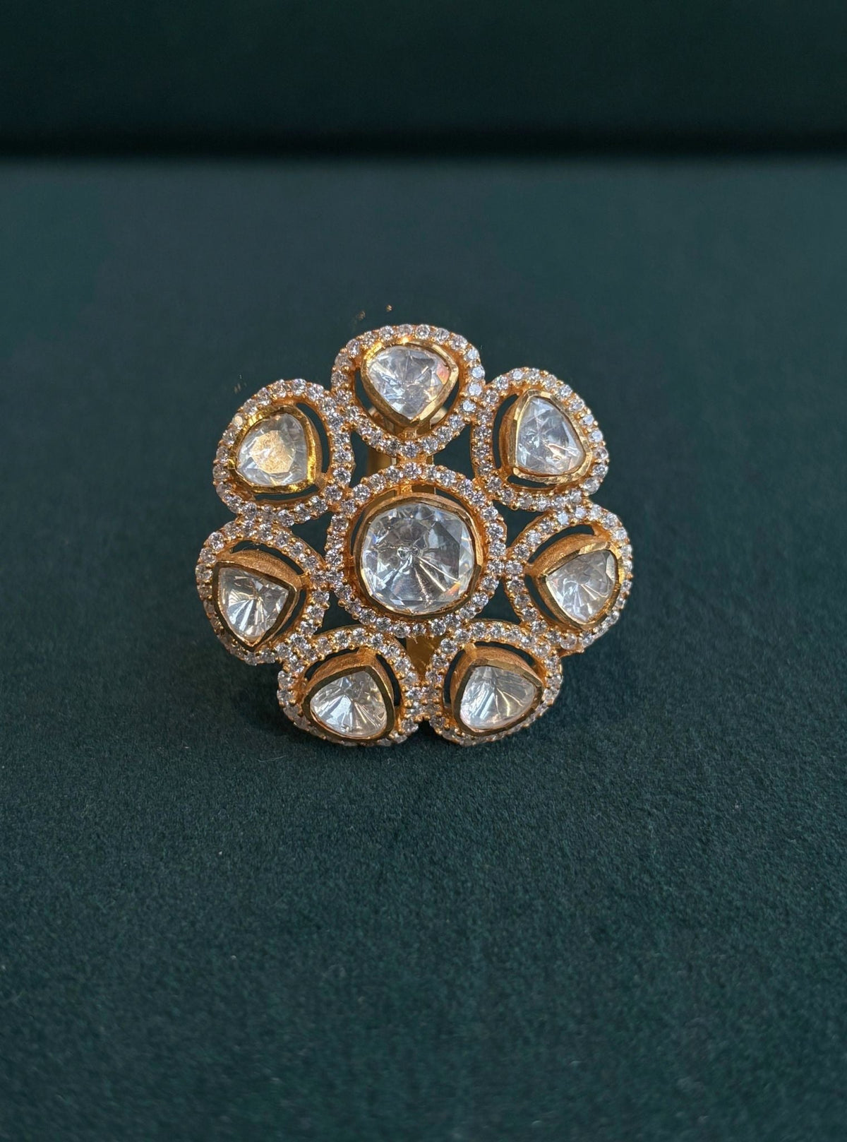 Pure Silver Indu Ring
