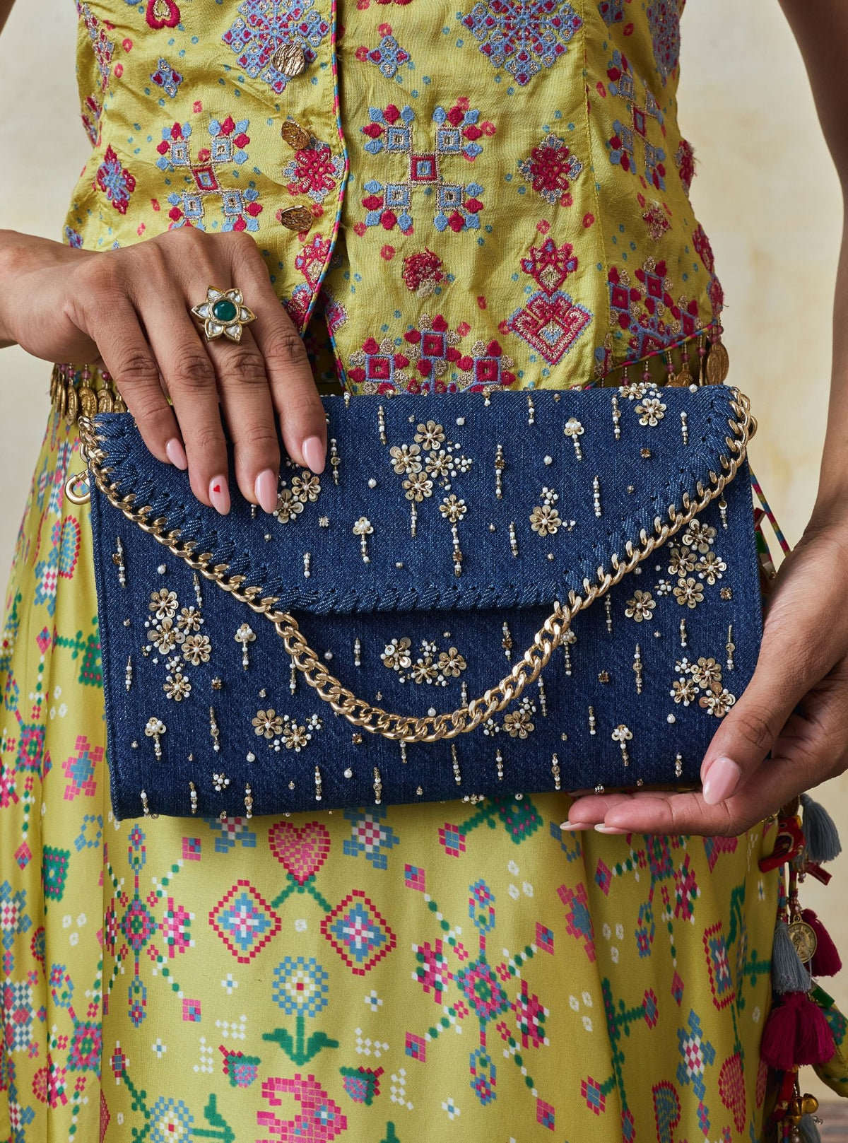 Andy Denim Sling Bag