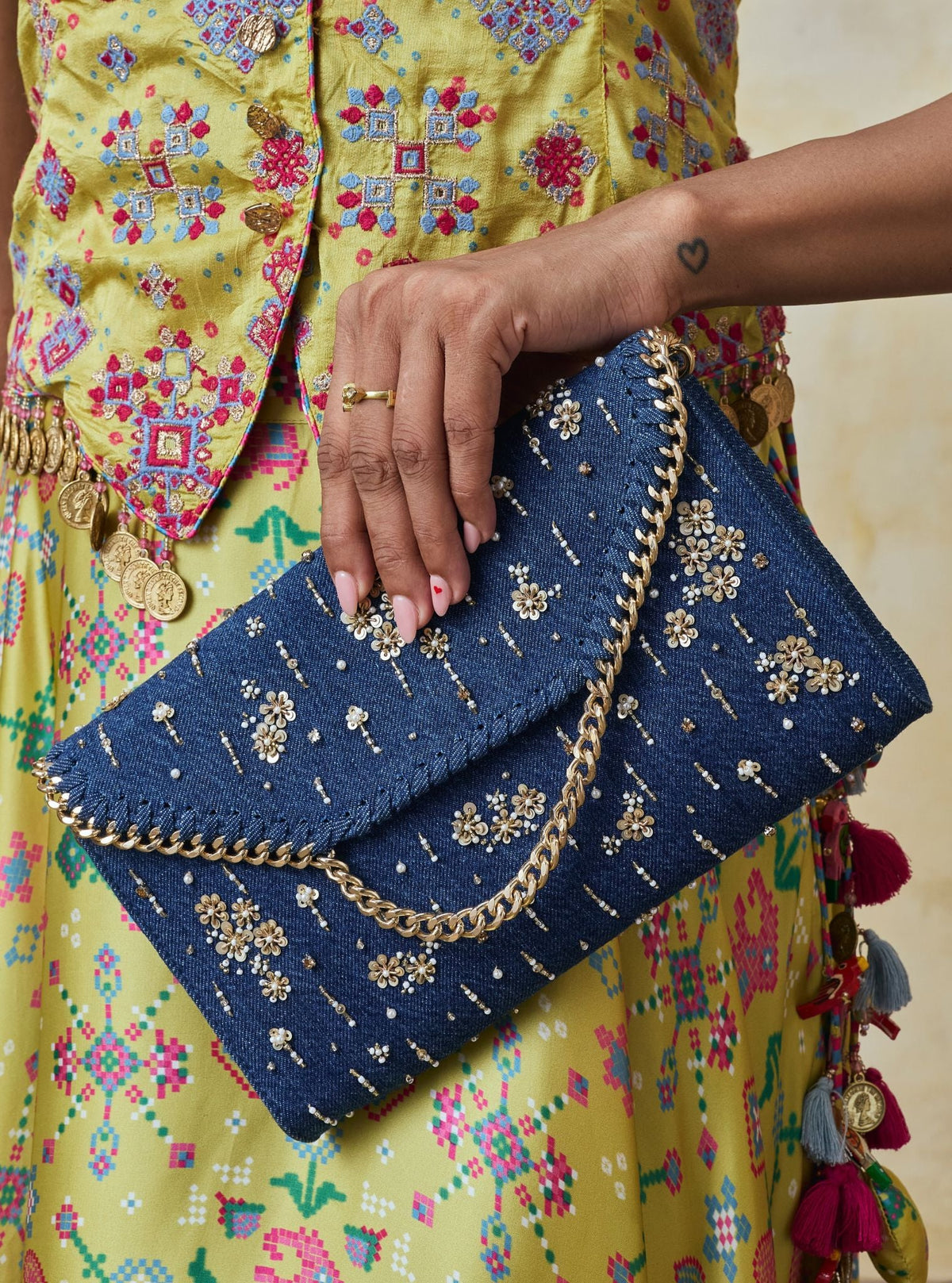 Andy Denim Sling Bag