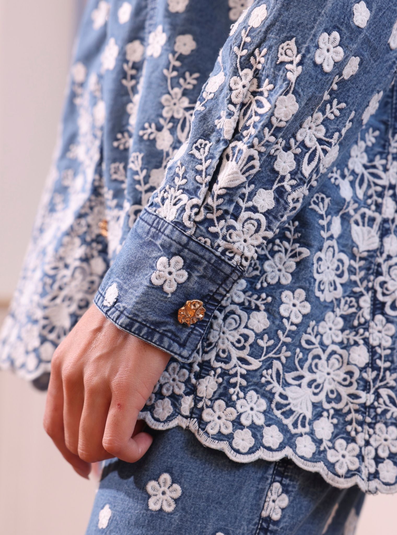 Mulmul Ronan Denim Shirt With Mulmul Ronan Denim Pant