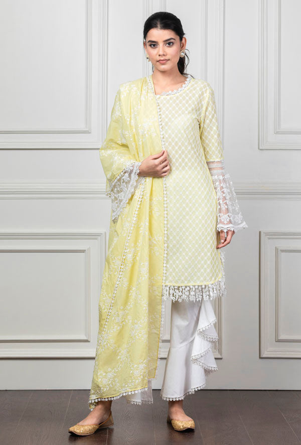 Aspen Yellow Kurta Set
