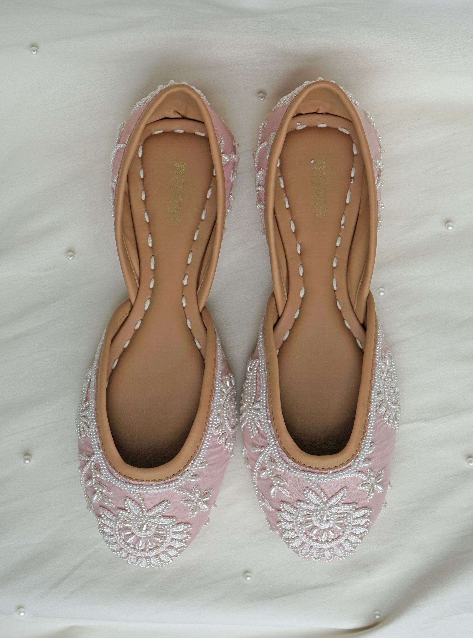 Mulmul Mira Light Pink Jutti