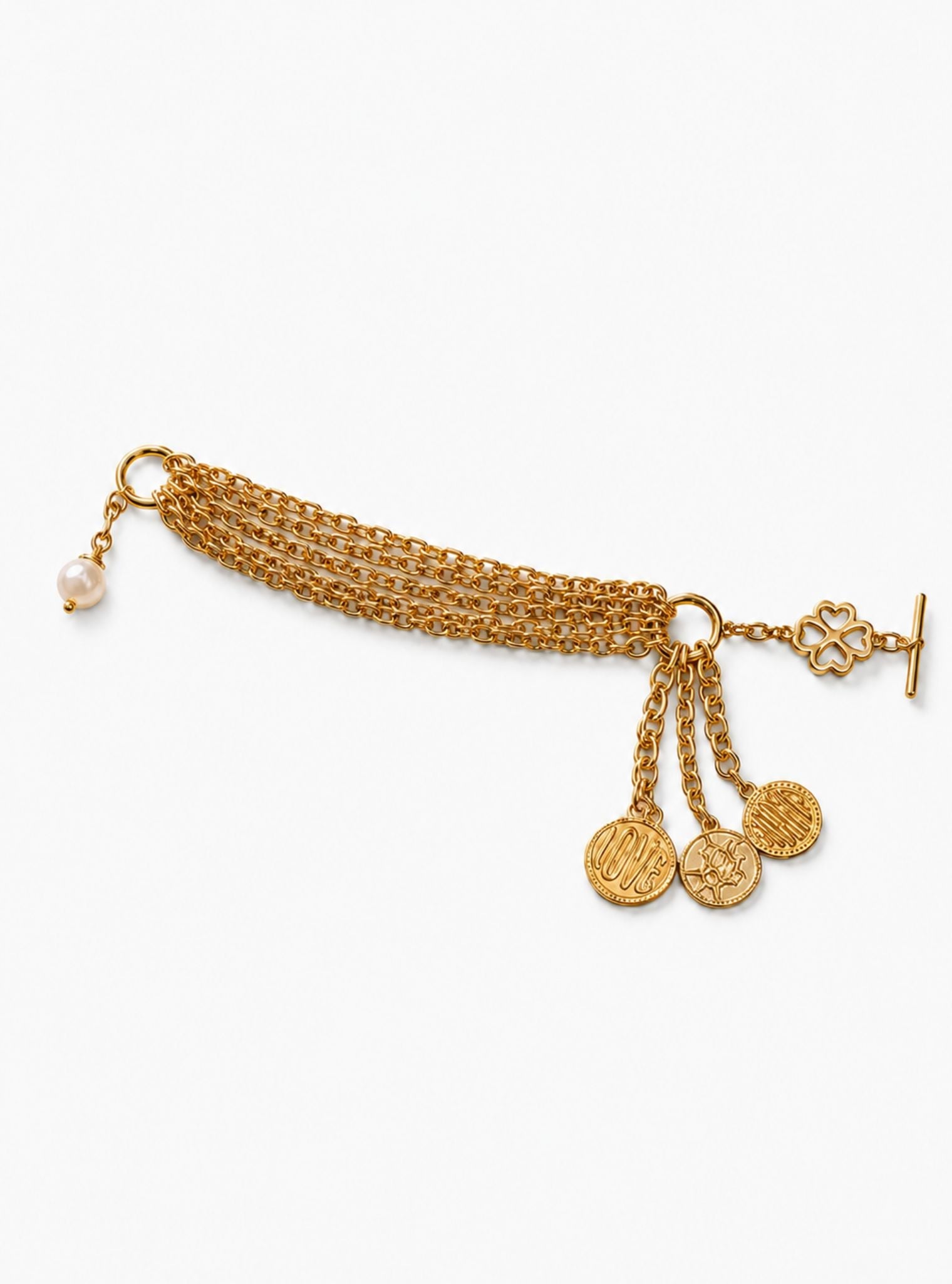 Coin Cascade Bracelet