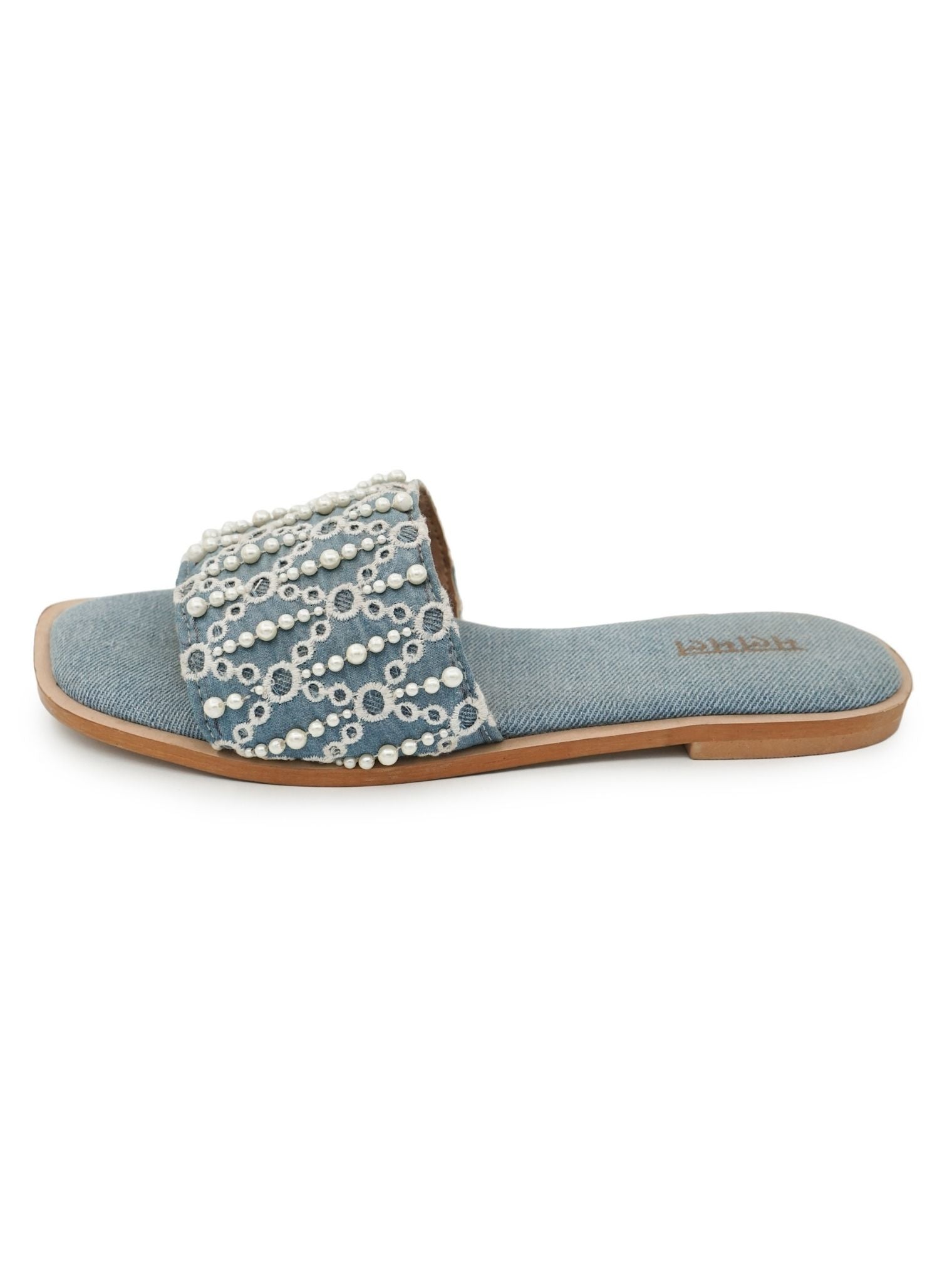 Mulmul Aura Denim Flat Sandal