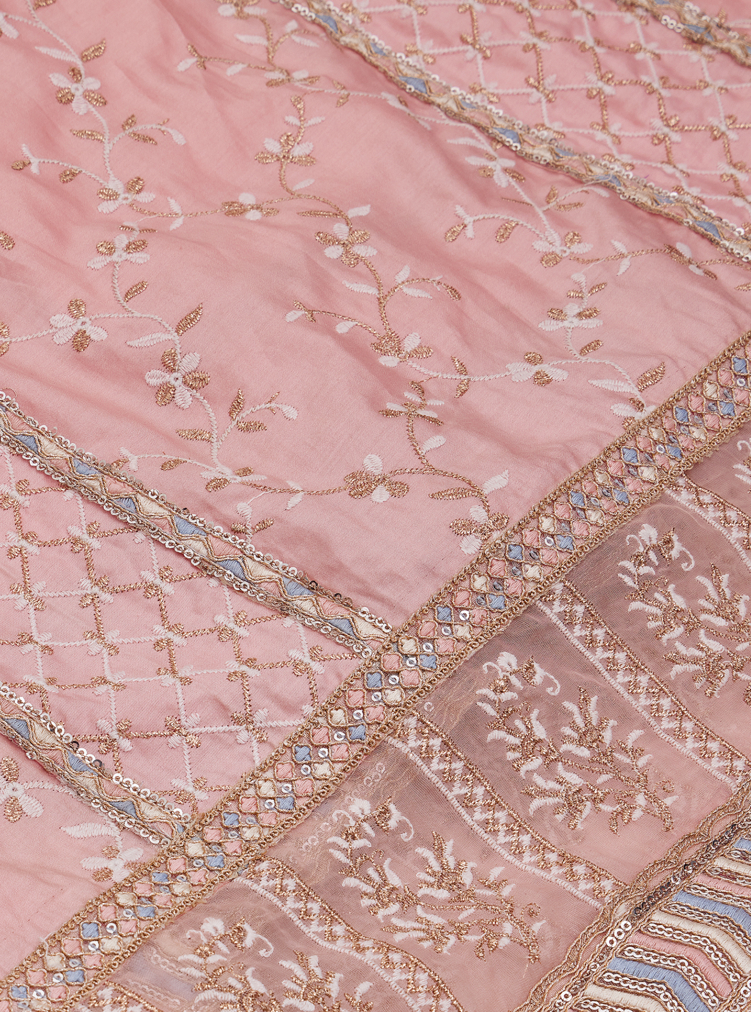 Briti Pima Pink Kurta Set