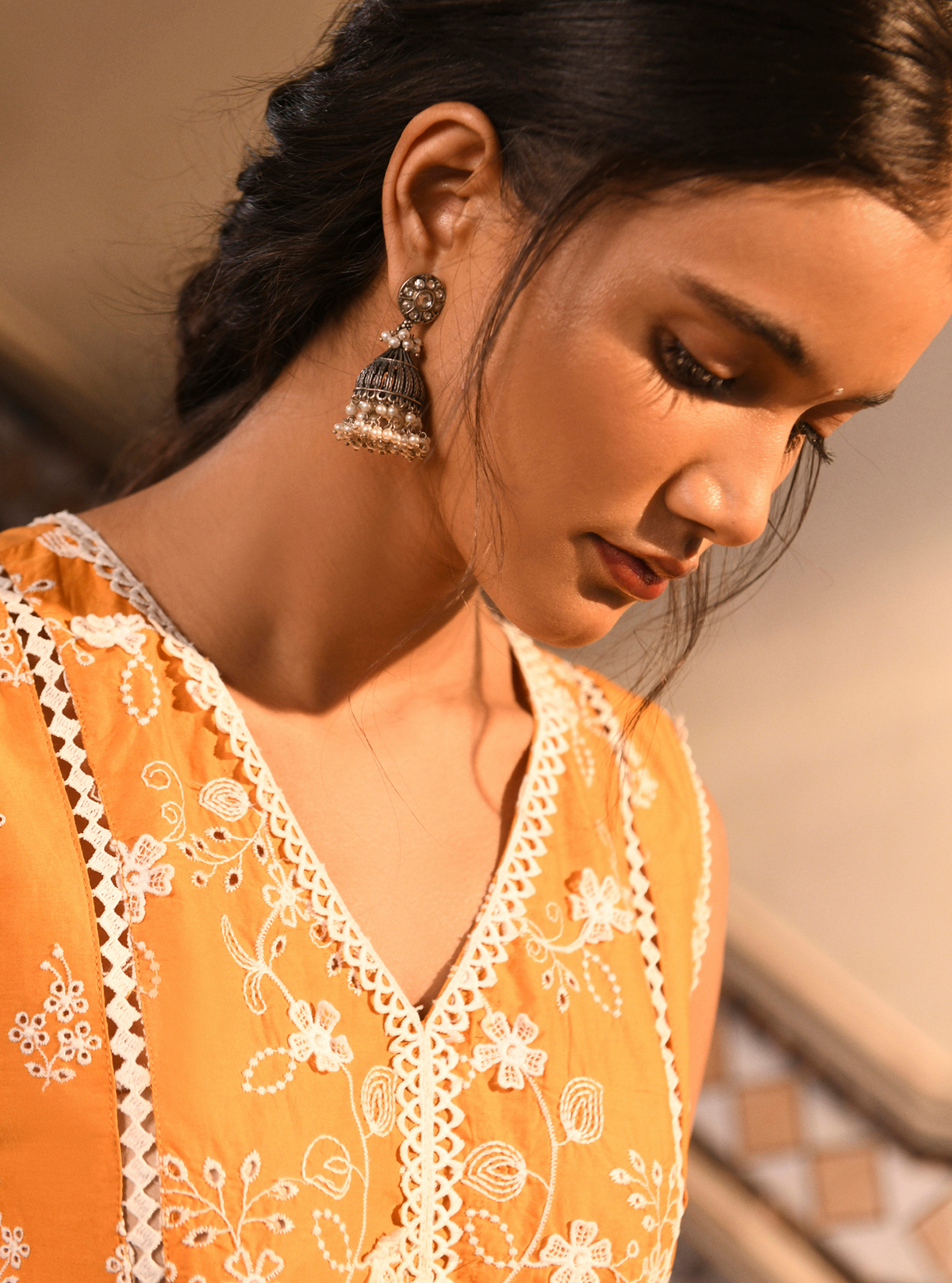 Pure Silver Kashvi Earings