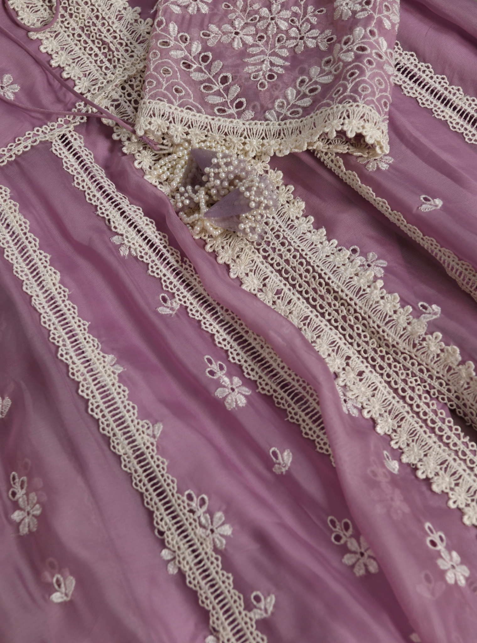 Mulmul Organza Sheffield Anarkali Kurta