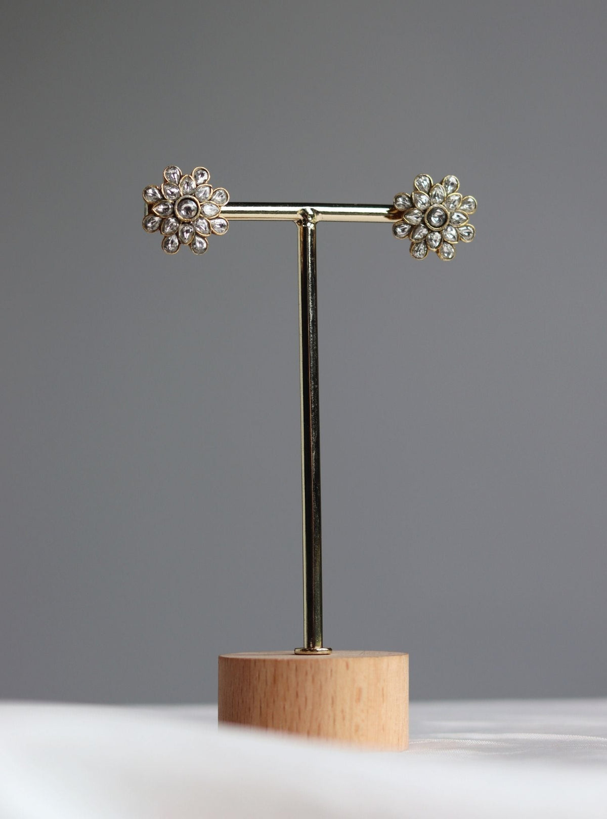 Pure Silver Ayla Gold Studs