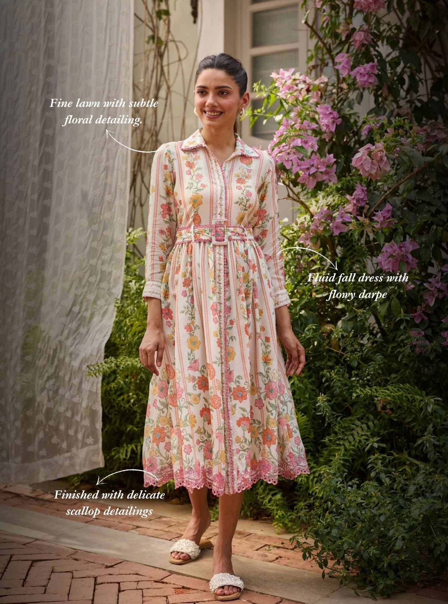 Taara Lawn Off White Dress