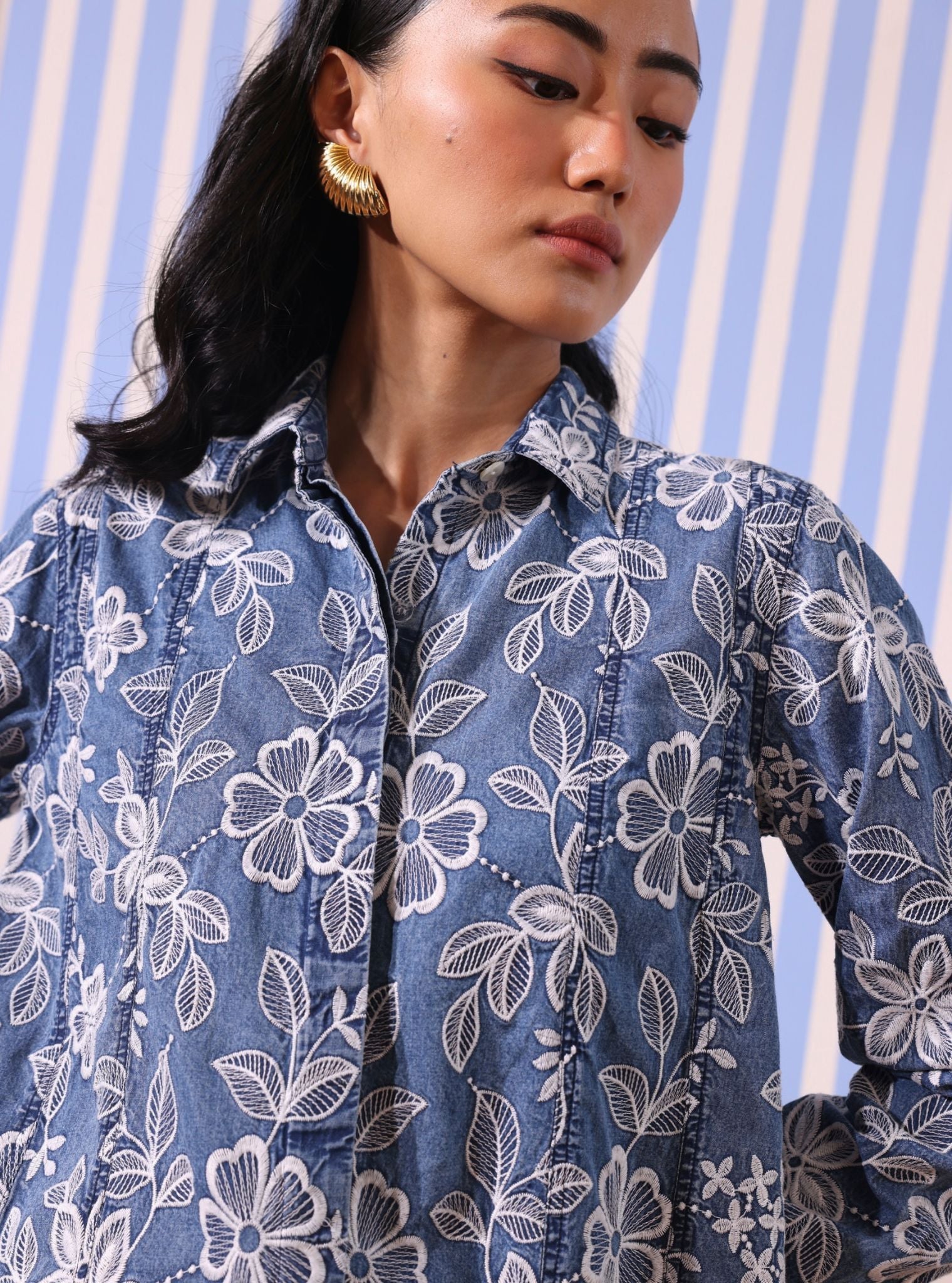 Mulmul Leon Denim Shirt