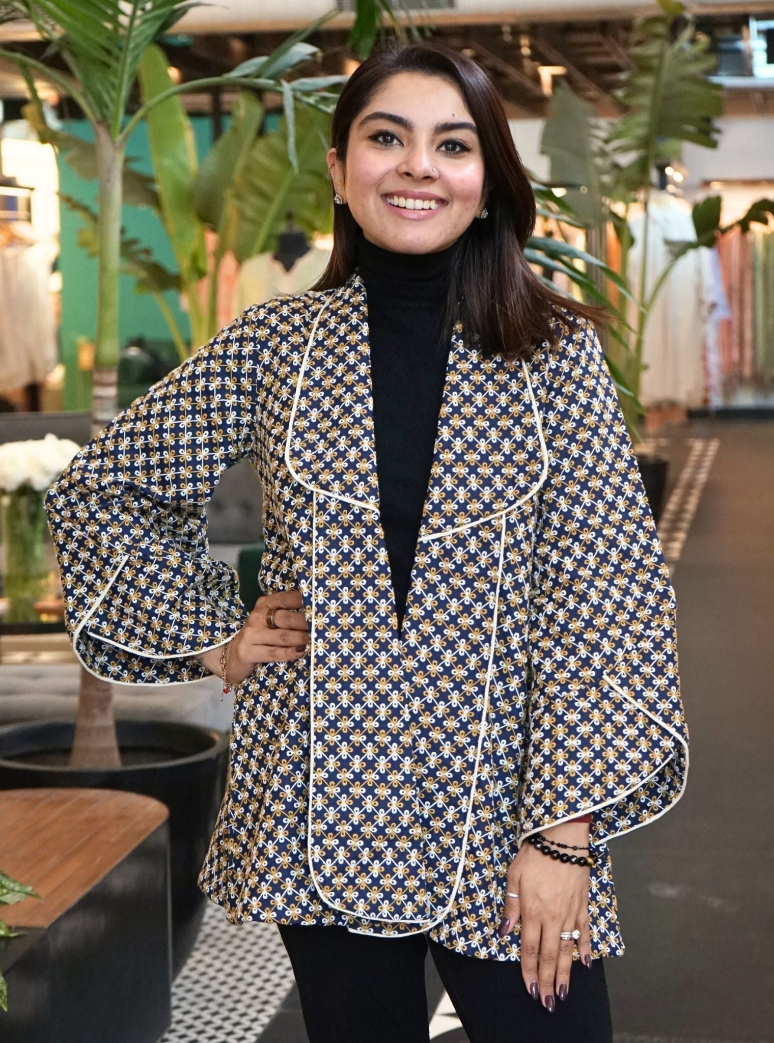 Violeta Wool Navy Jacket