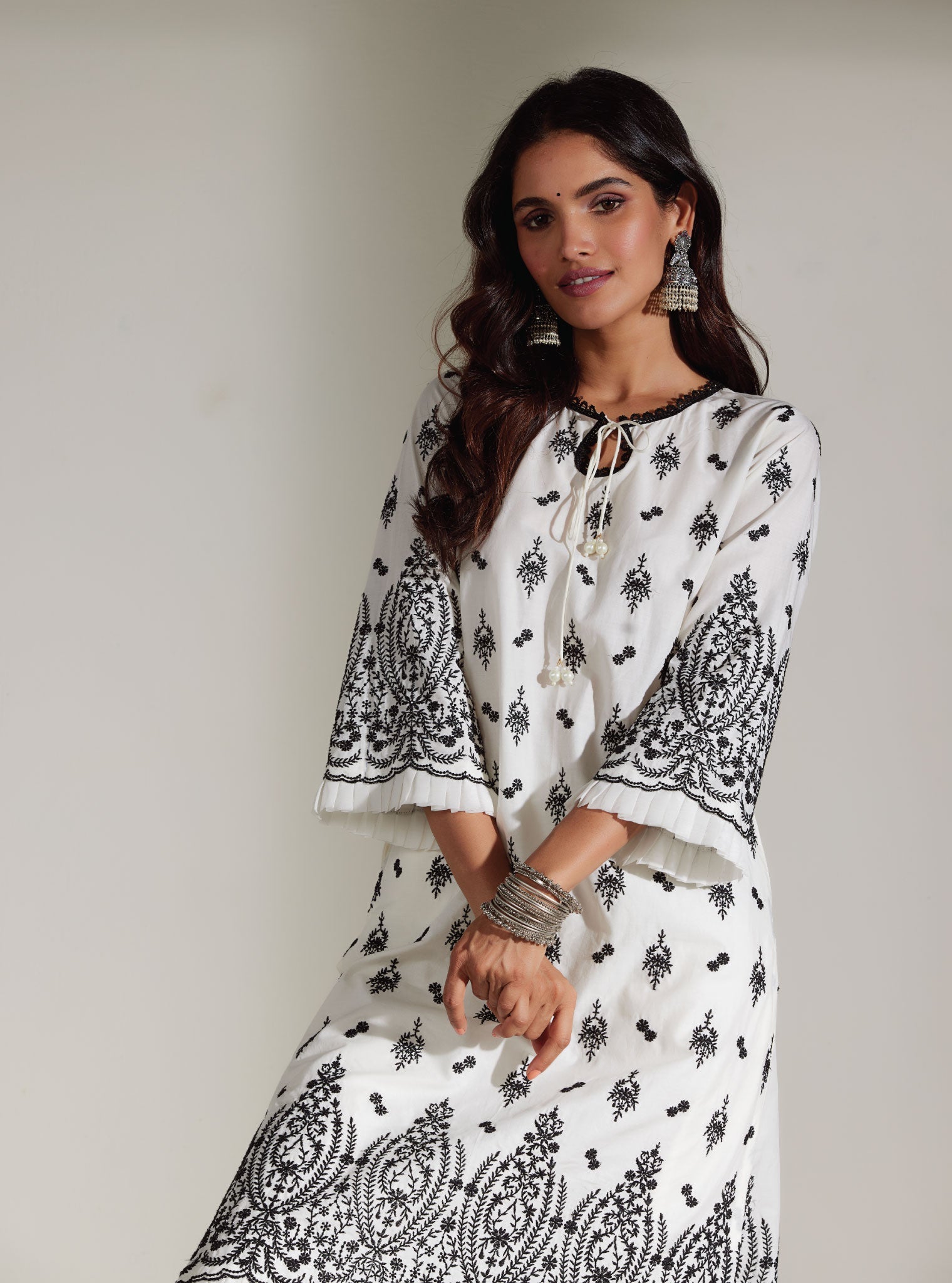 Mulmul Aria Off White Dupatta
