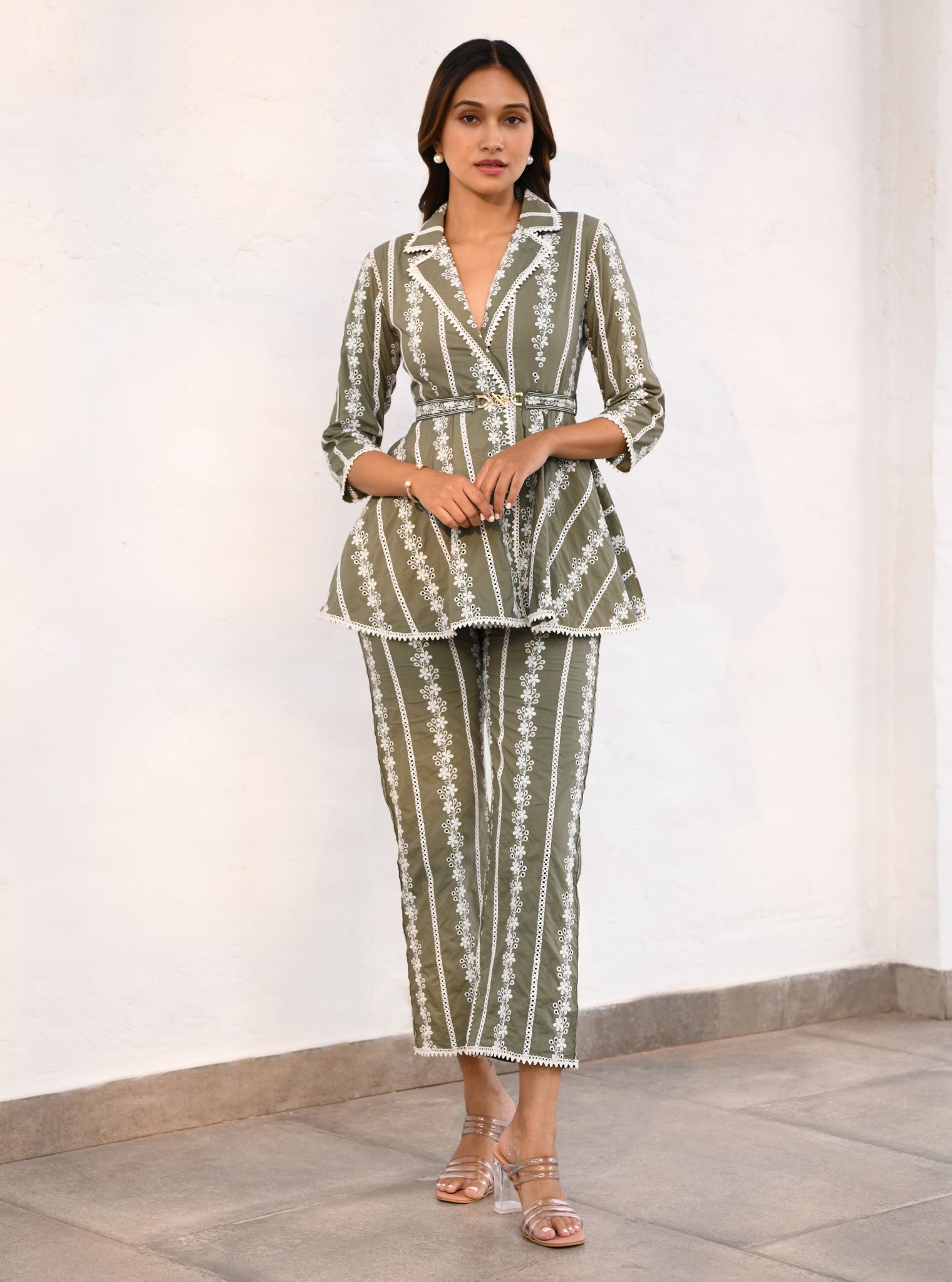 Bristol Cotton Olive Co-ord Set