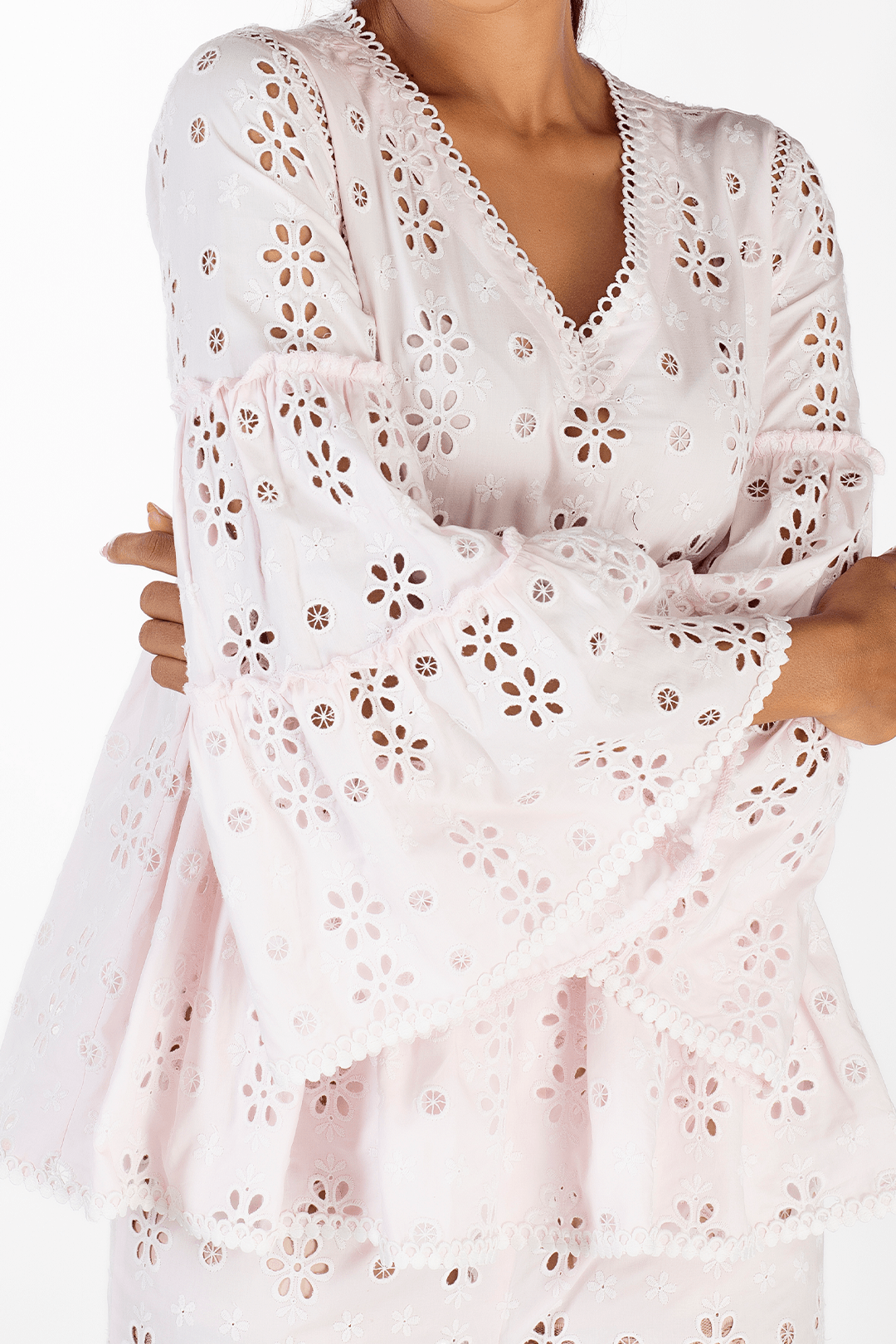 Chloe Cotton Pink Co-ord Set