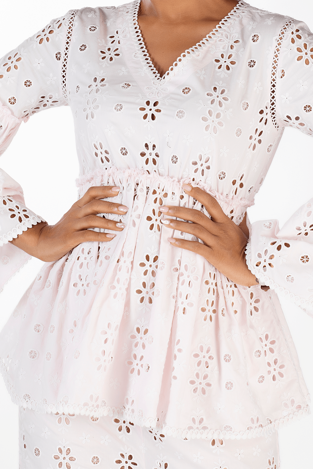 Chloe Cotton Pink Co-ord Set