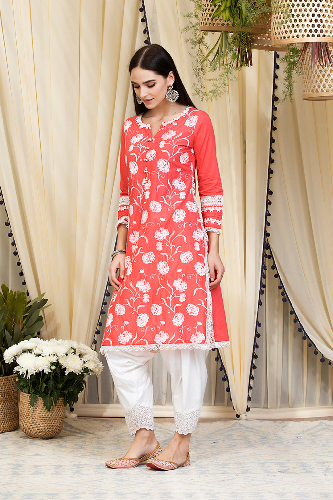 Mulmul Cotton Claudia Kurta