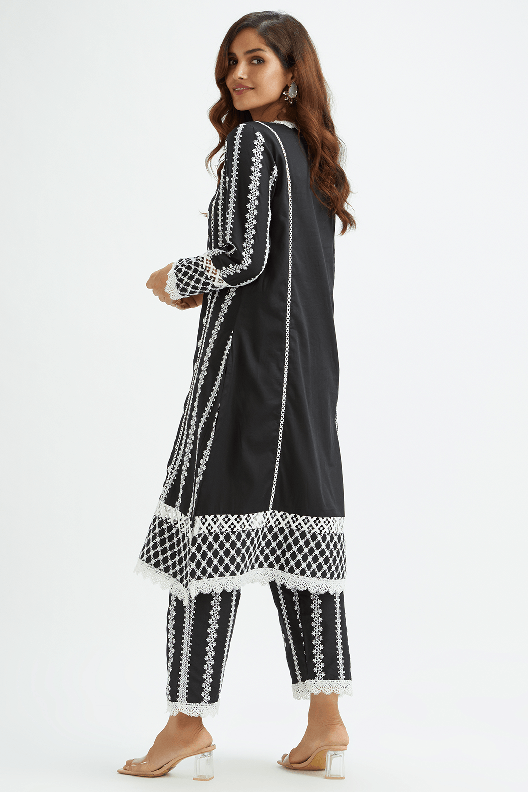 Daydream Pima Satin Kurta Set