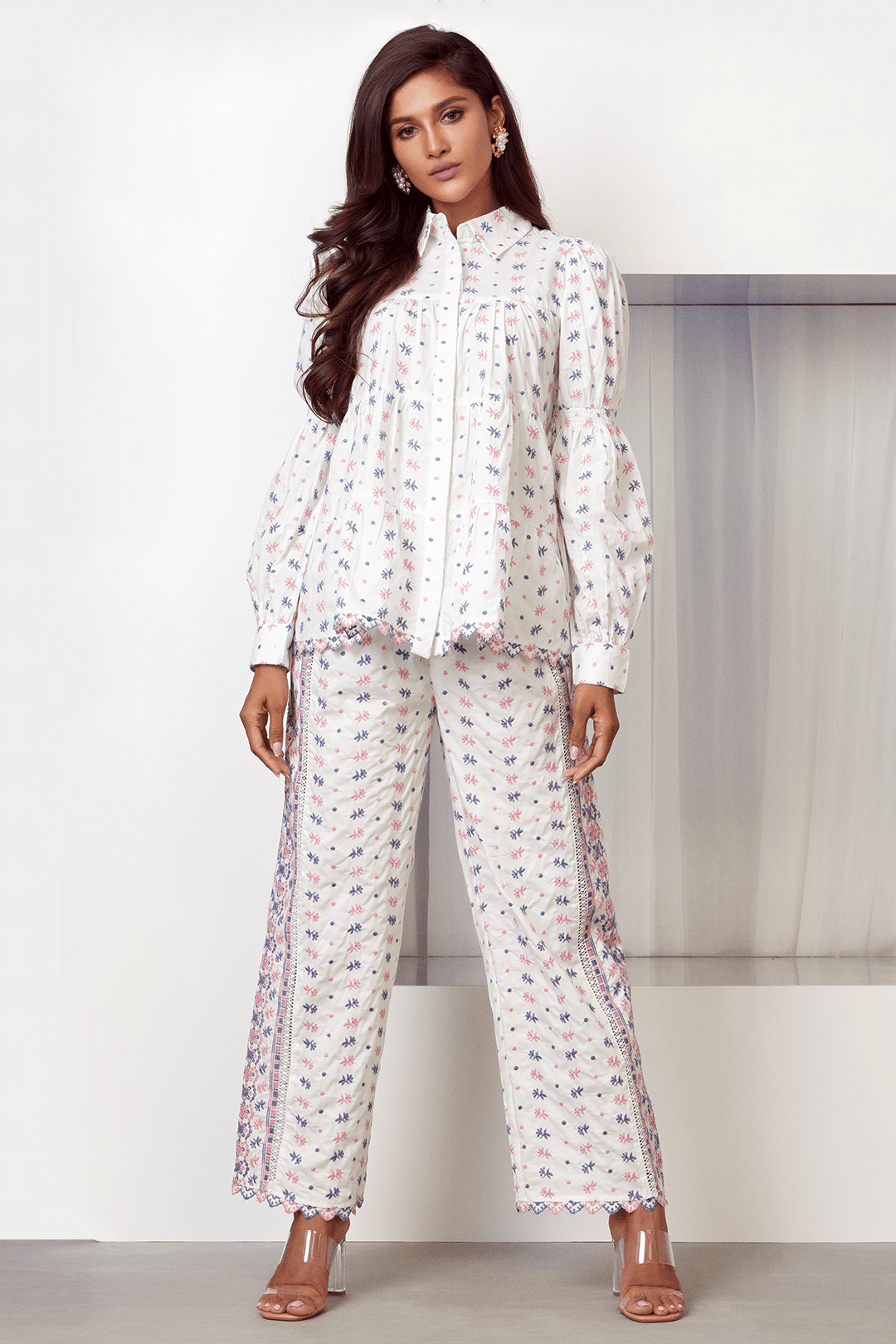 Esmee Cotton White Co-ord Set