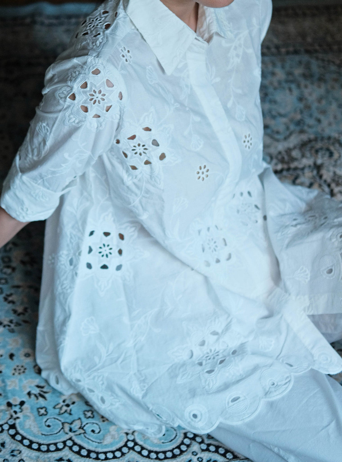 Eve Iconic Supima Cotton White Shirt