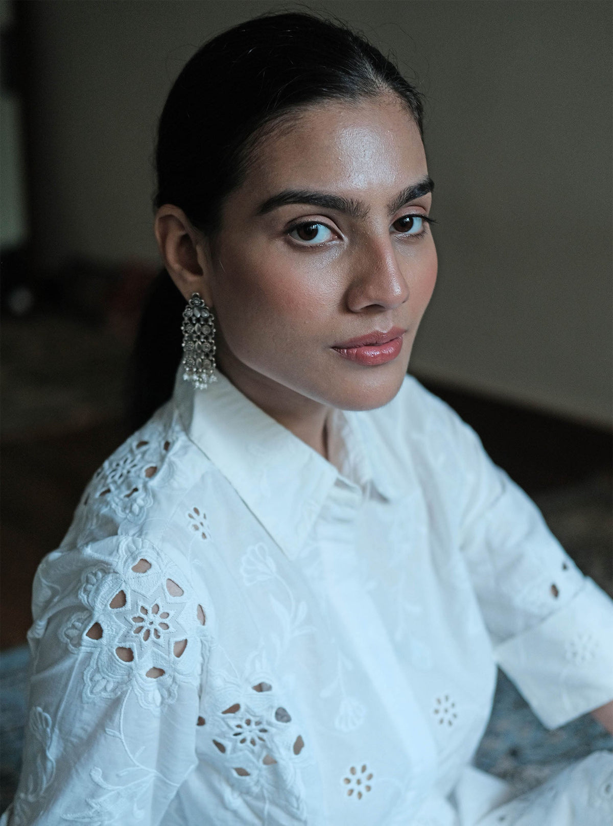Eve Iconic Supima Cotton White Shirt
