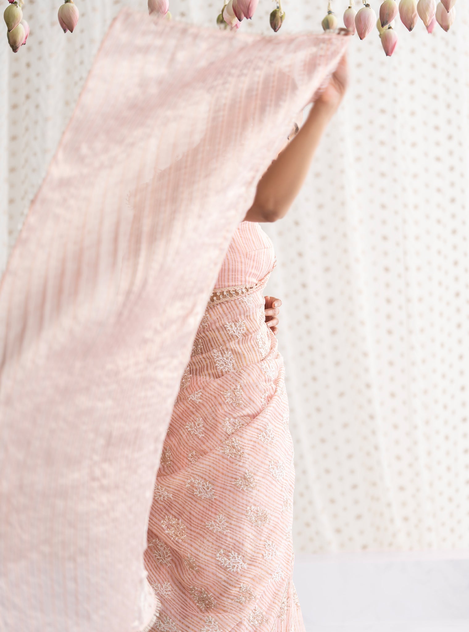 Gulbahar Banarsi Pink Saree