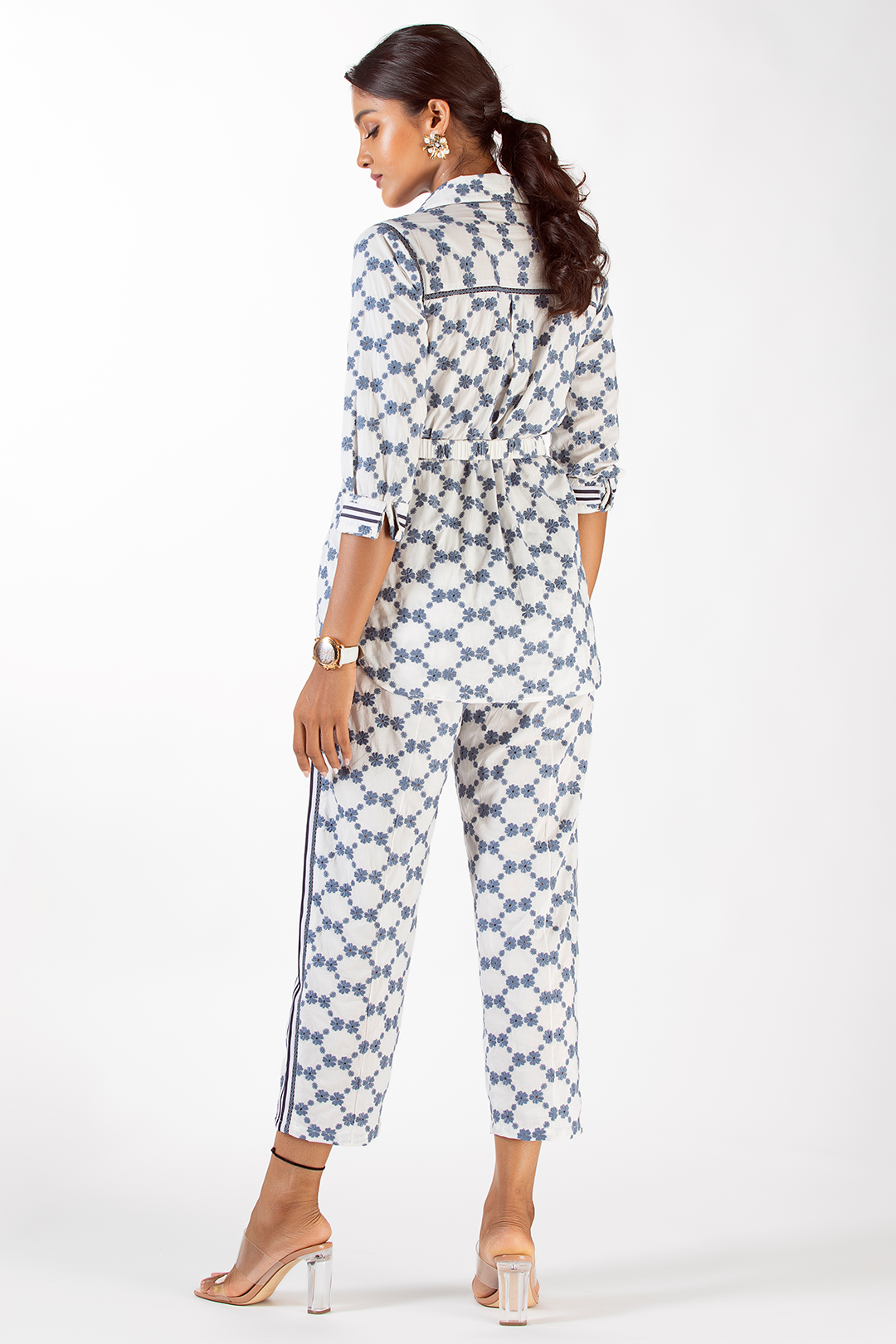 Kenza Supima Cotton White Co-ord Set