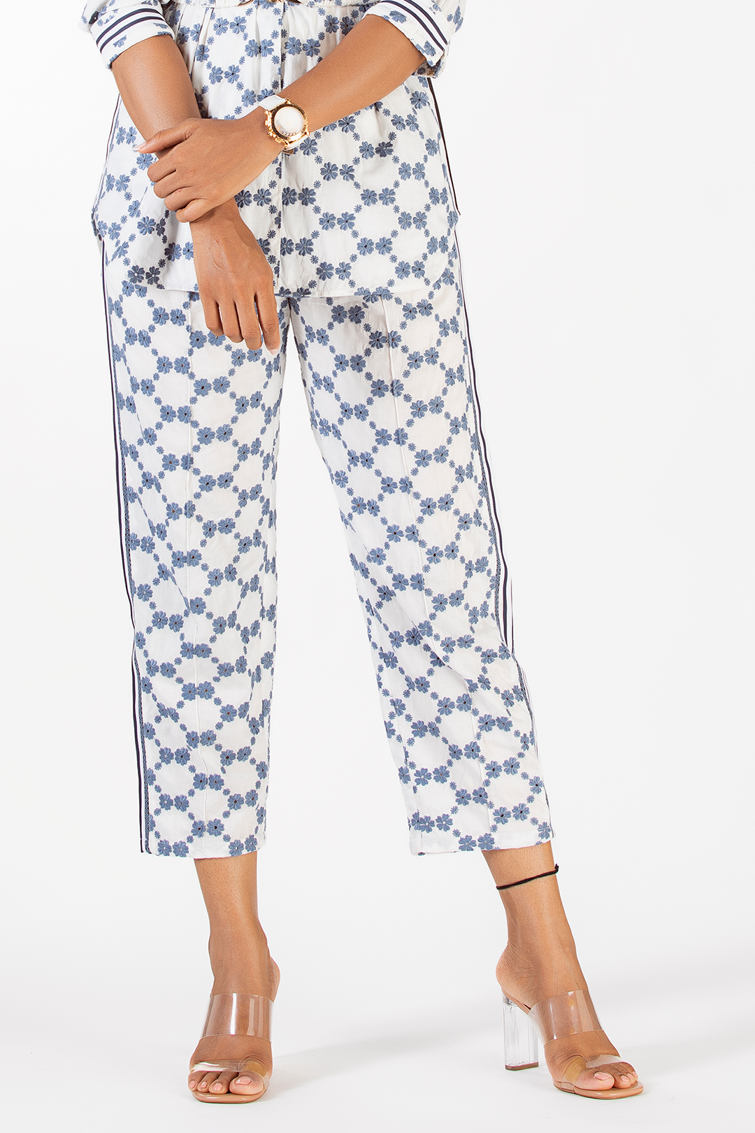 Kenza Supima Cotton White Co-ord Set
