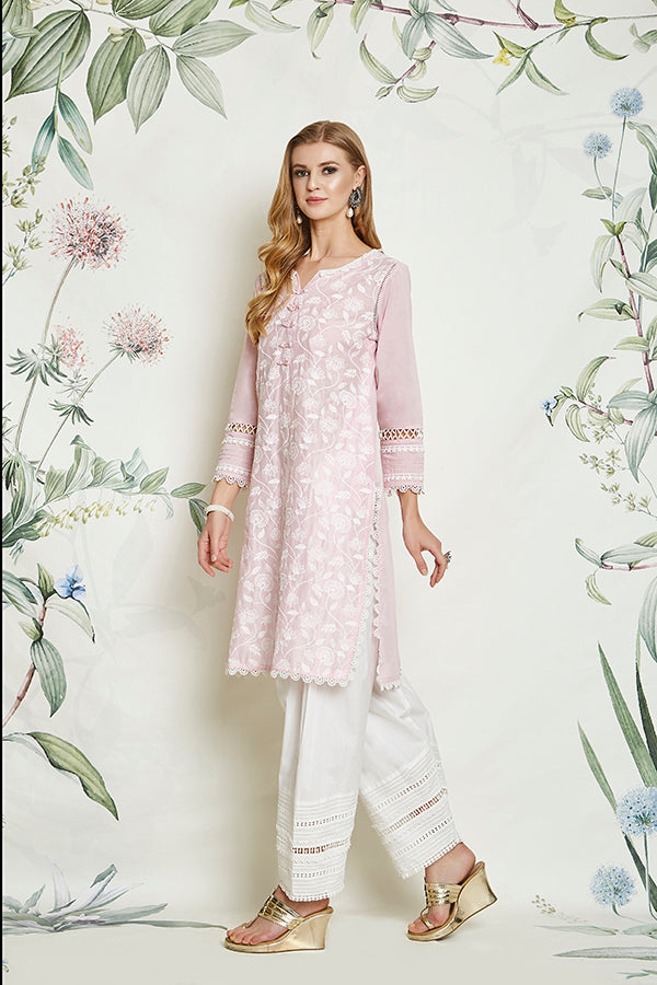 Carnation Kurta Pink