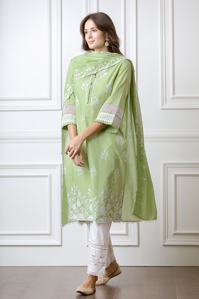 Amber Green Kurta Set